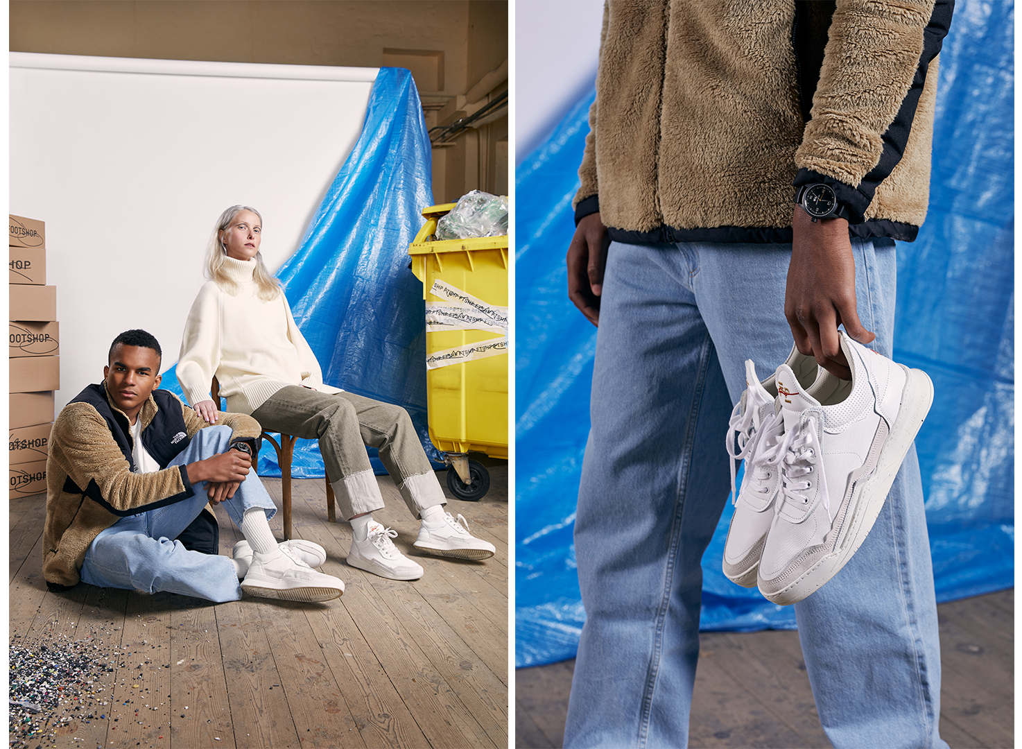 Baskets FILLING PIECES Low Top Ghost Tone - Beige Daim - Taille 40 EU (7 US) - Neuf Avec Boîte