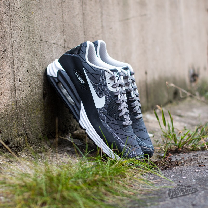 Women's shoes Nike Air Max Lunar90 Jacquard Light Ash/White-Black