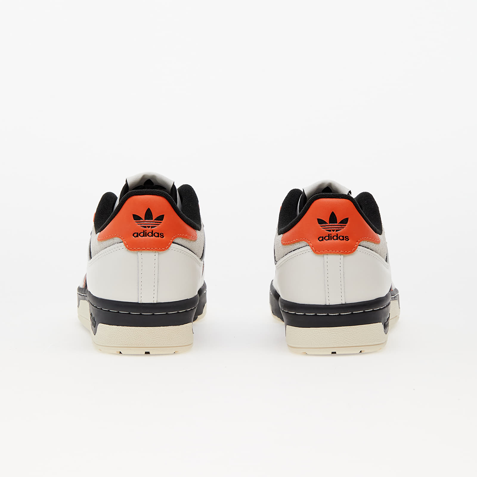 Adidas superstar black orange top