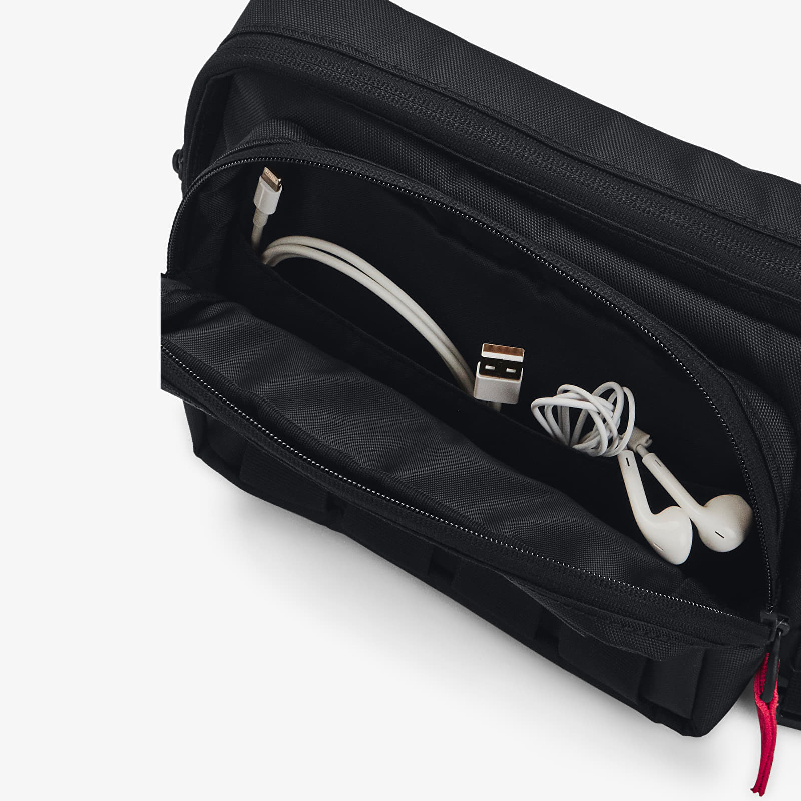 Sacs banane Under Armour Project Rock Waist Bag Black White