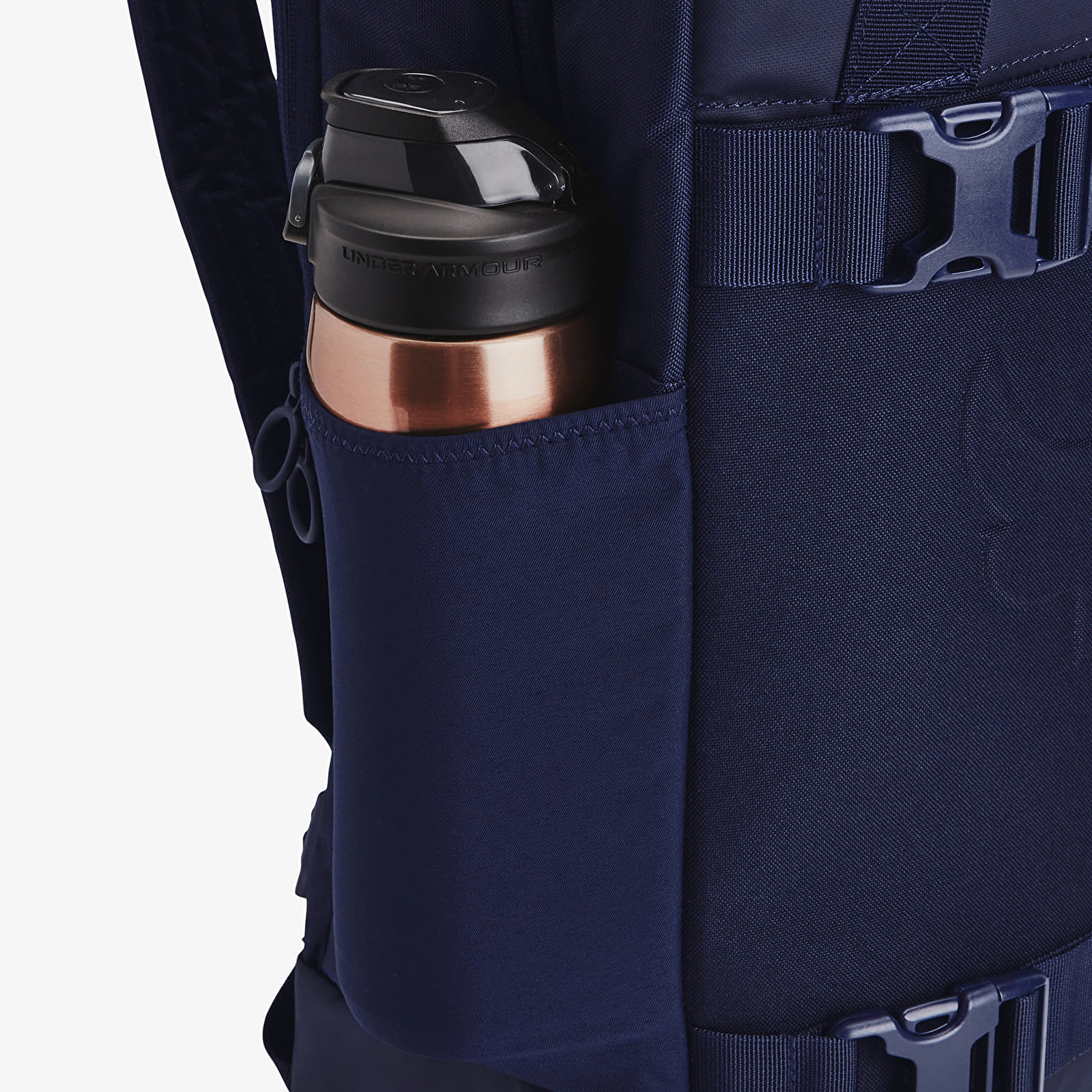 Hátizsákok Under Armour Project Rock Box Duffle Backpack Midnight Navy/ Midnight Navy/ Hushed Blue