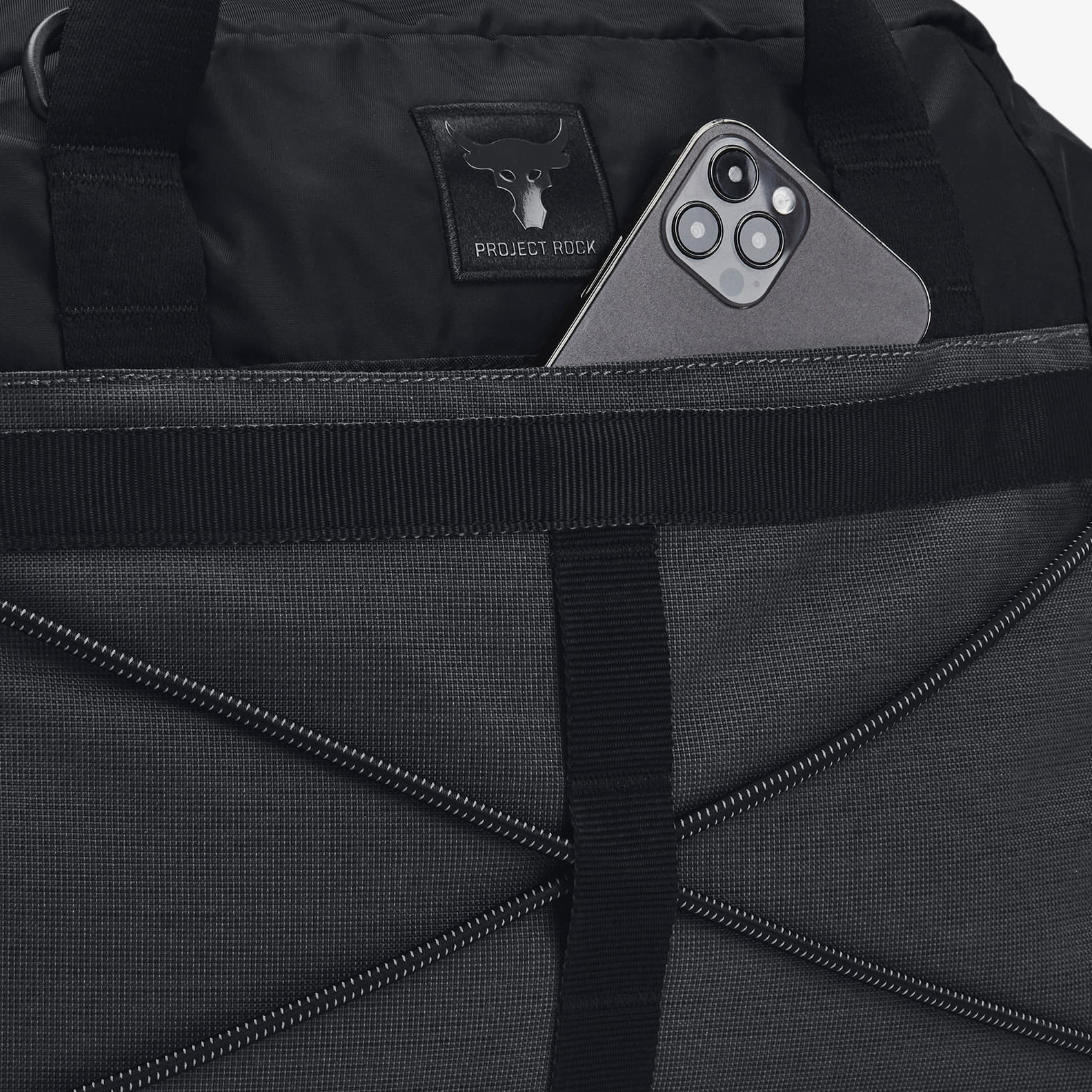 Umhangetaschen Under Armour Project Rock Gym Bag Sm Black Black Footshop
