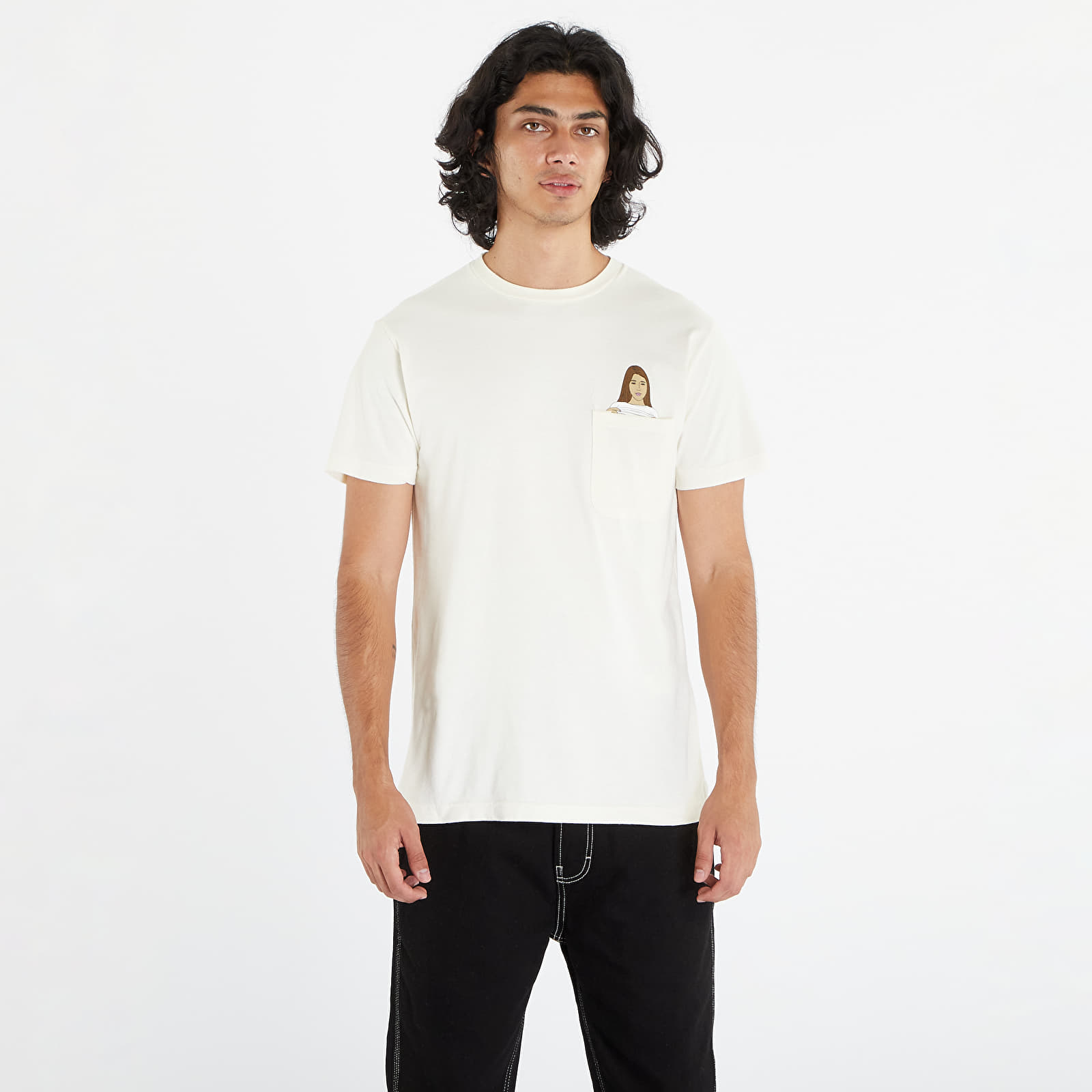 Magliette RIPNDIP Flashing Kittys Pocket Tee Natural