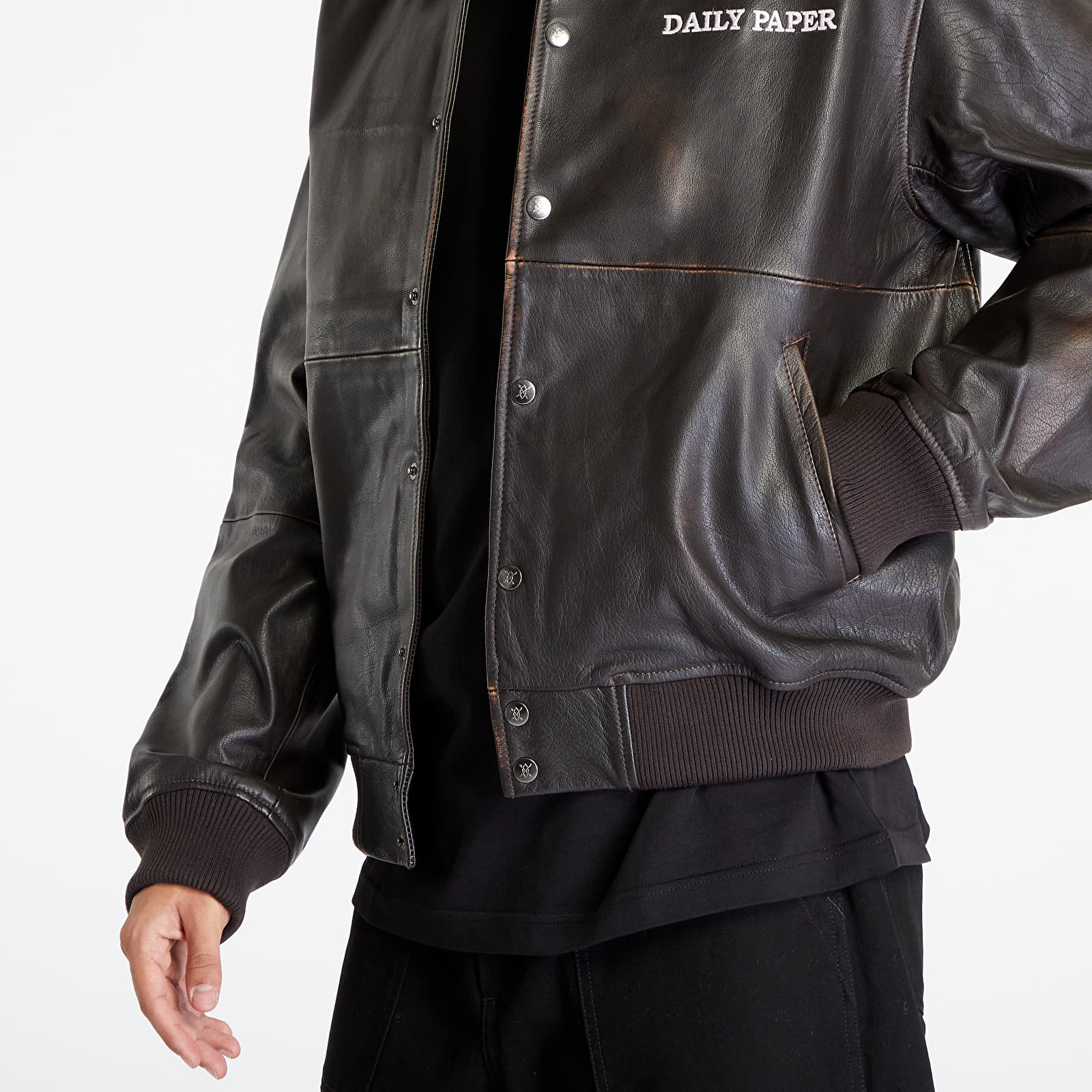 Giacche Daily Paper Rovin Jacket Dark Brown