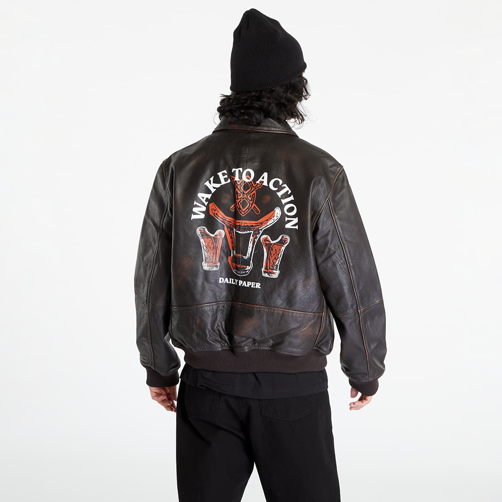 Giacche Daily Paper Rovin Jacket Dark Brown