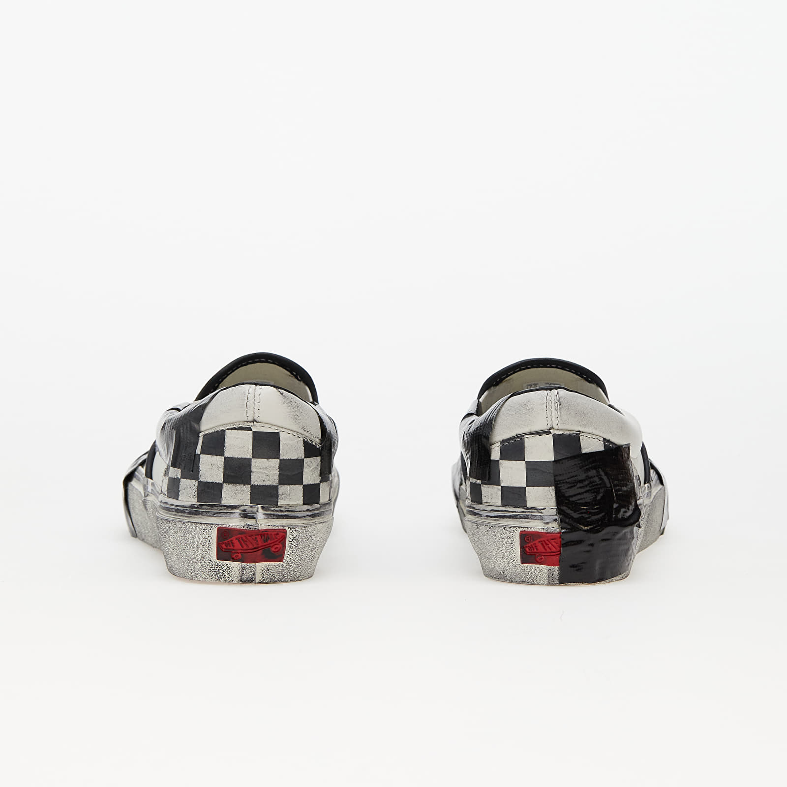 Scarpe uomo Vans Vault Classic Slip-On LX Lux Duct Black Checkerboard