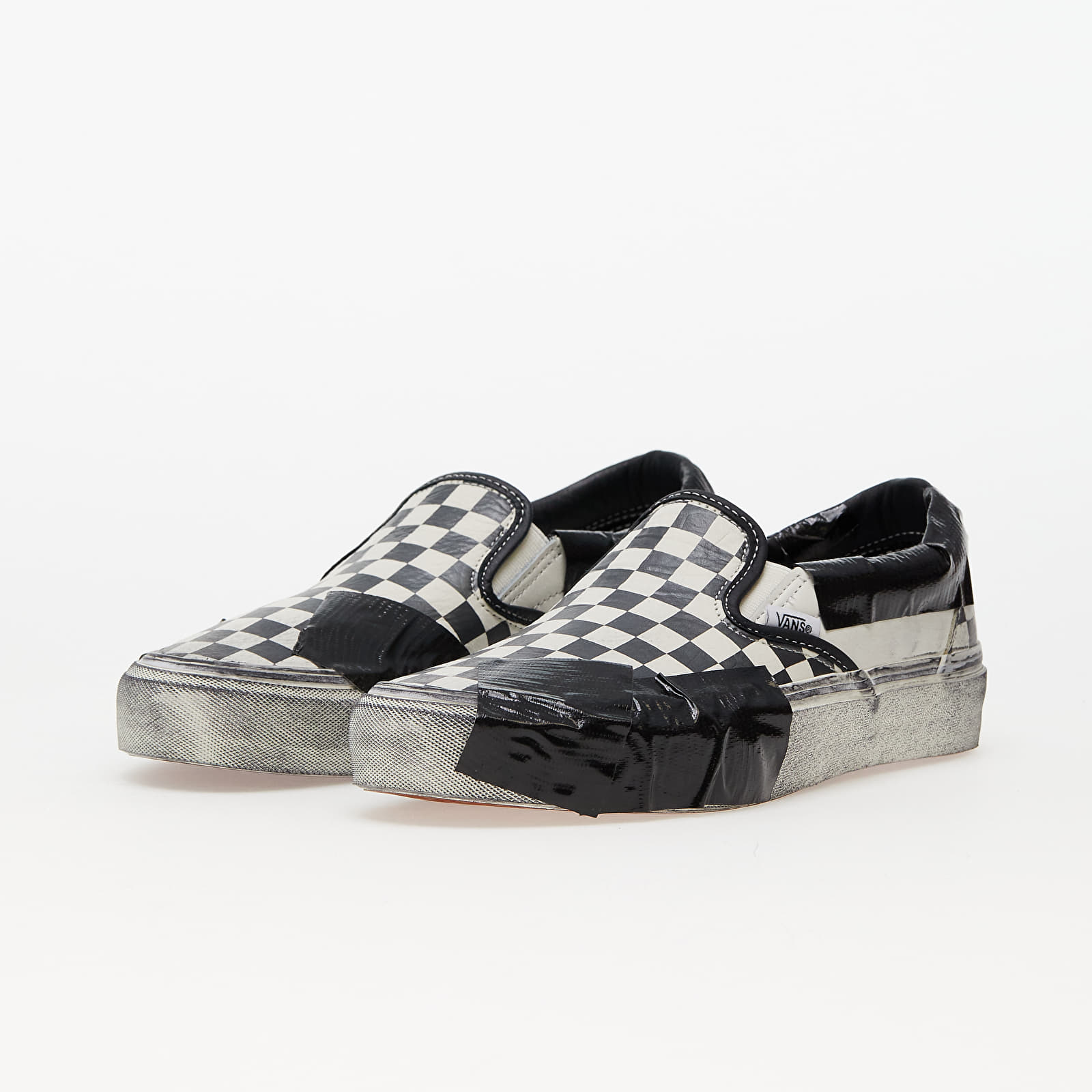 Scarpe uomo Vans Vault Classic Slip-On LX Lux Duct Black Checkerboard