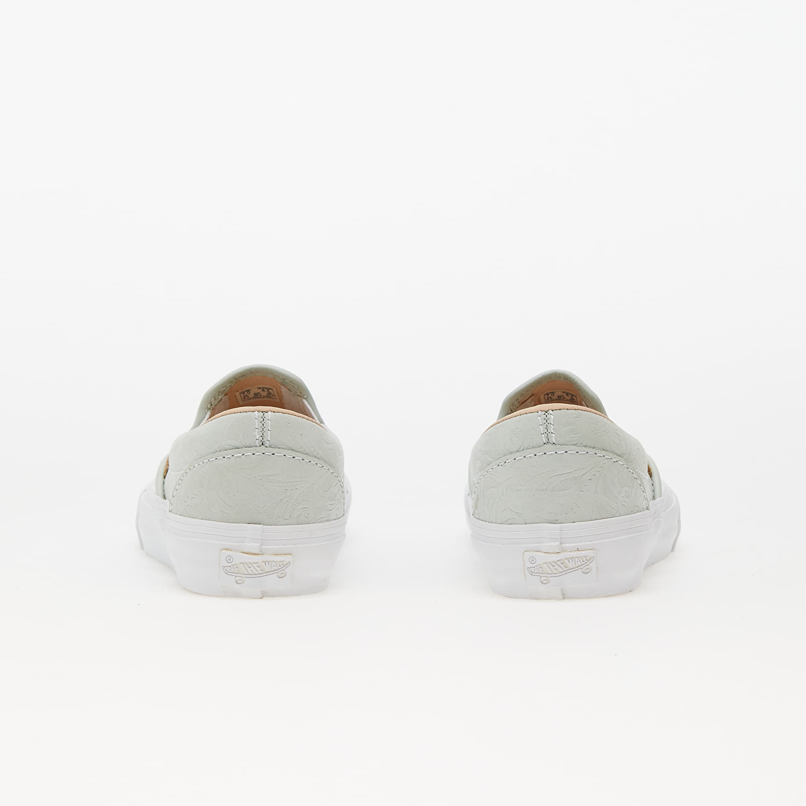 Pánske tenisky a topánky Vans Vault Classic Slip-On VR3 LX Floral Imprint Light Green/ White
