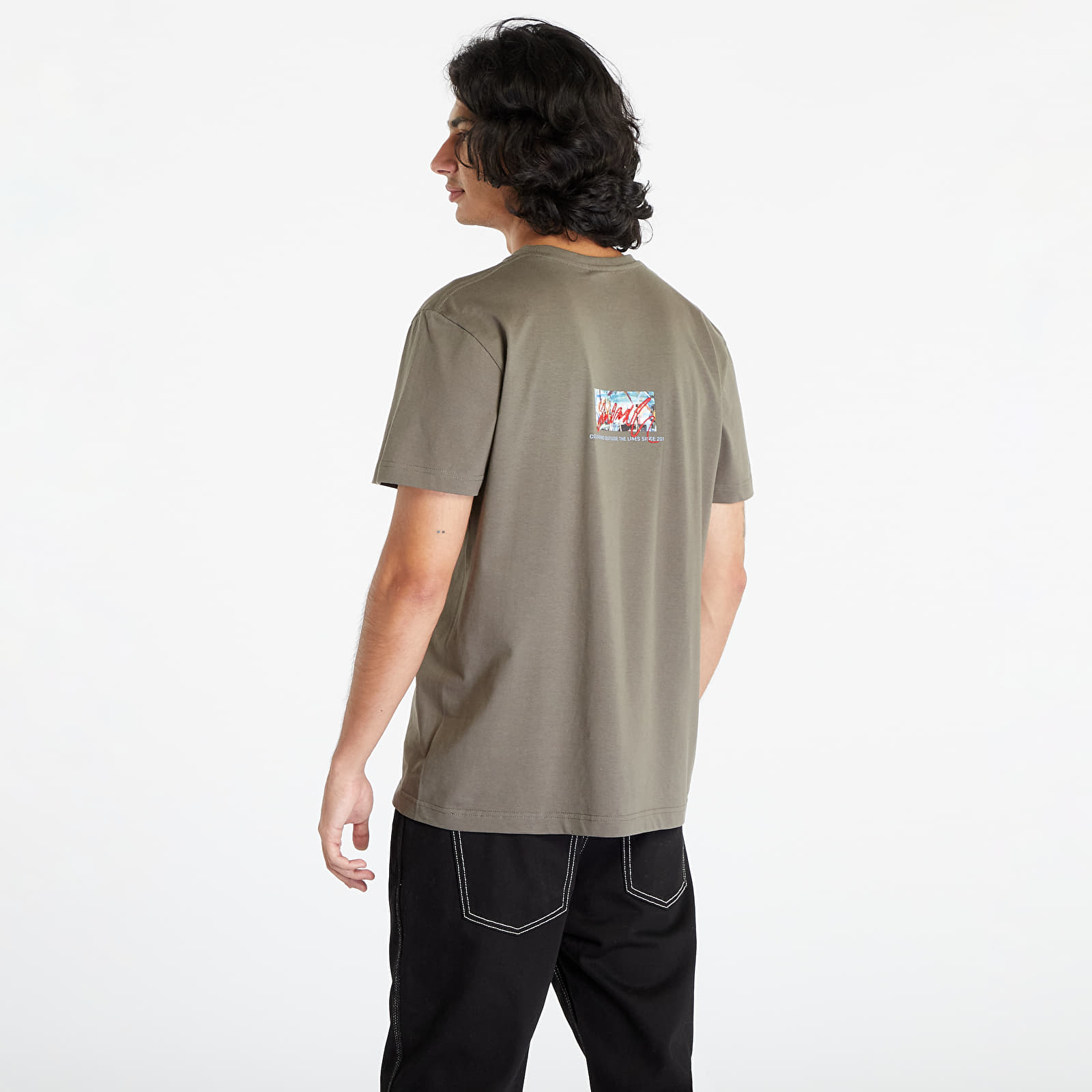 T-Shirts Footshop x Martin Lukáč Colouring Outside The Lines T-Shirt UNISEX Shale