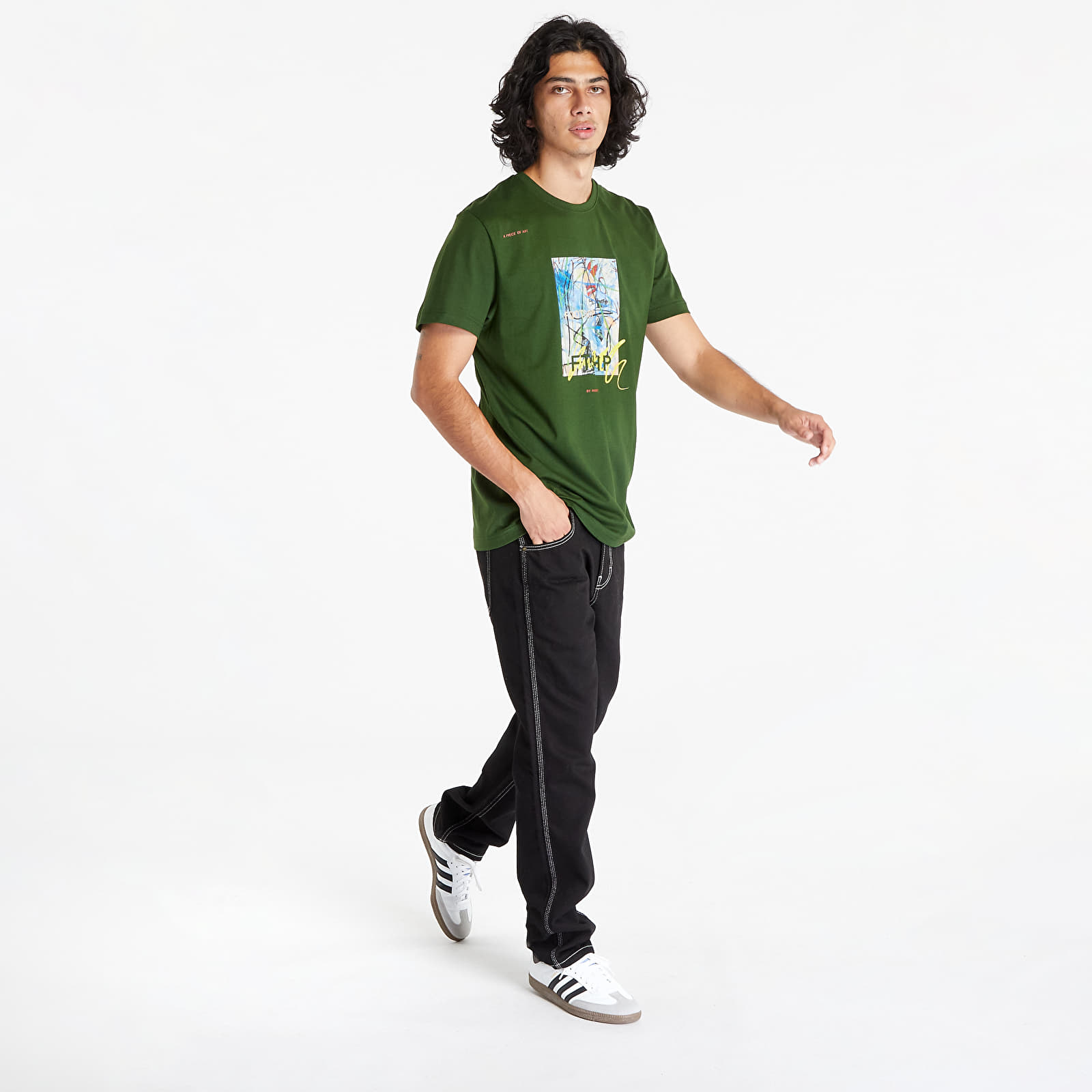 Koszulki Footshop x Martin Lukáč Colouring Outside The Lines T-Shirt UNISEX Bottle