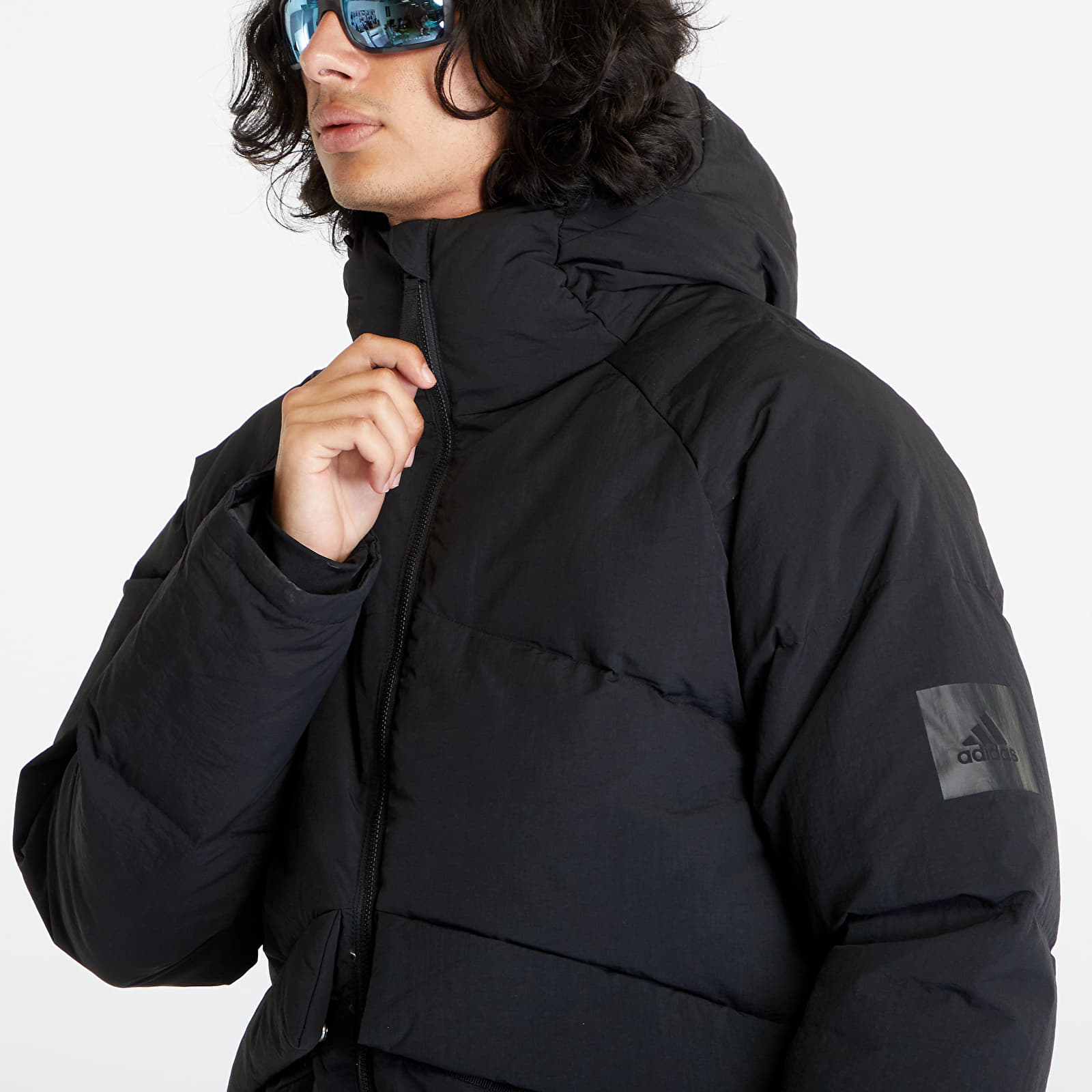 Jakne  adidas Big Baffle Jacket Black