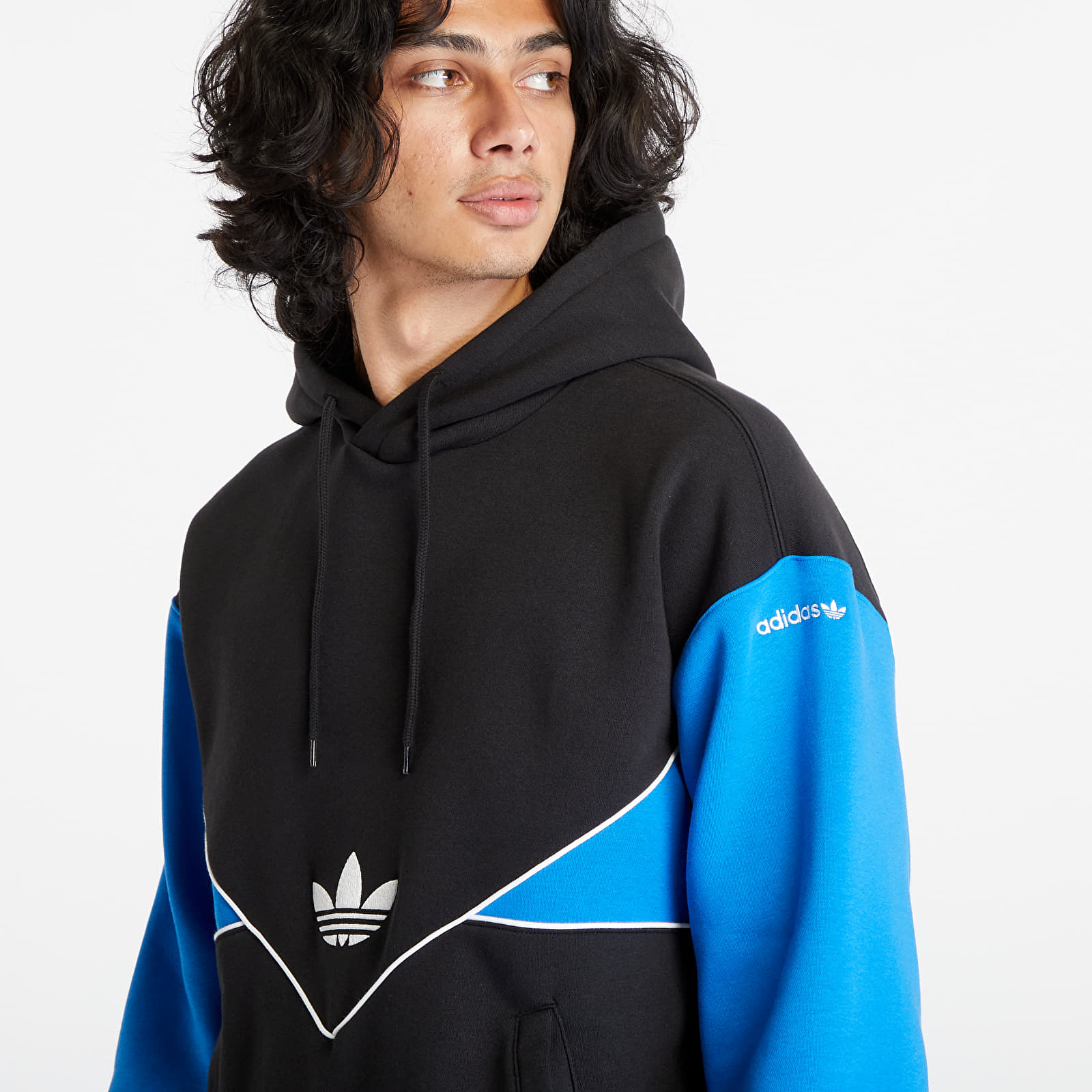 Felpe adidas Adicolor Seasonal Archive Hoodie Black/ Blue Bird