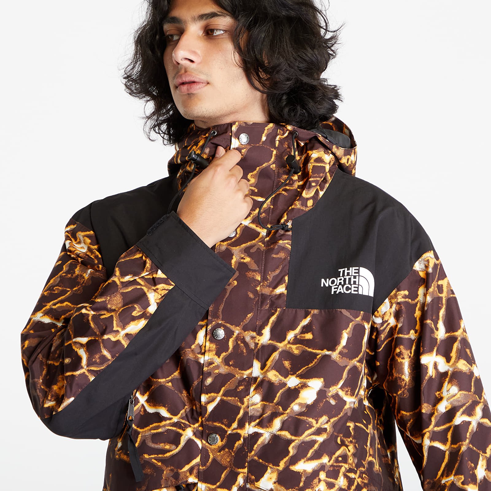 Jacken The North Face 86 Retro Mountain Jacket Coal Brown Wtrdstp/ TNF  Black | Footshop