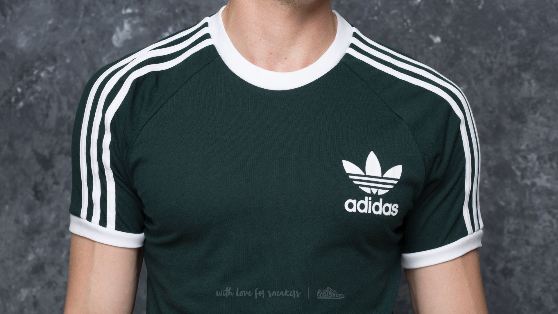 T-Shirts and shirts adidas CLFN Tee Green Night