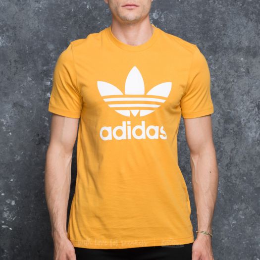 Magliette adidas Original Trefoil Tee Tactical Yellow Footshop