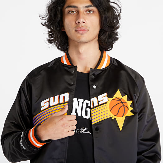 Jackets Mitchell Ness Phoenix Suns Lightweight Satin Jacket Black Footshop
