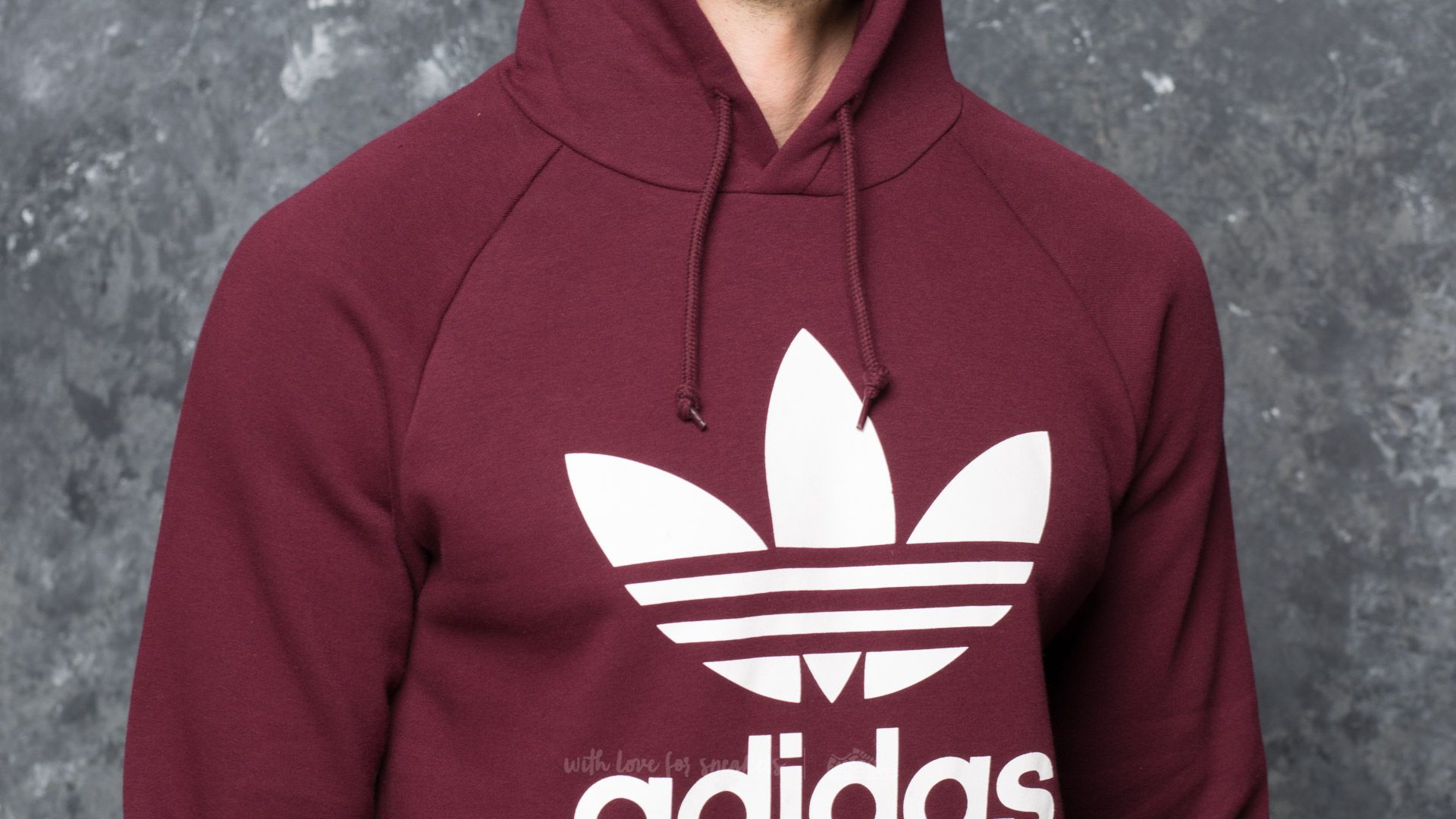 Maroon adidas hoodie hotsell
