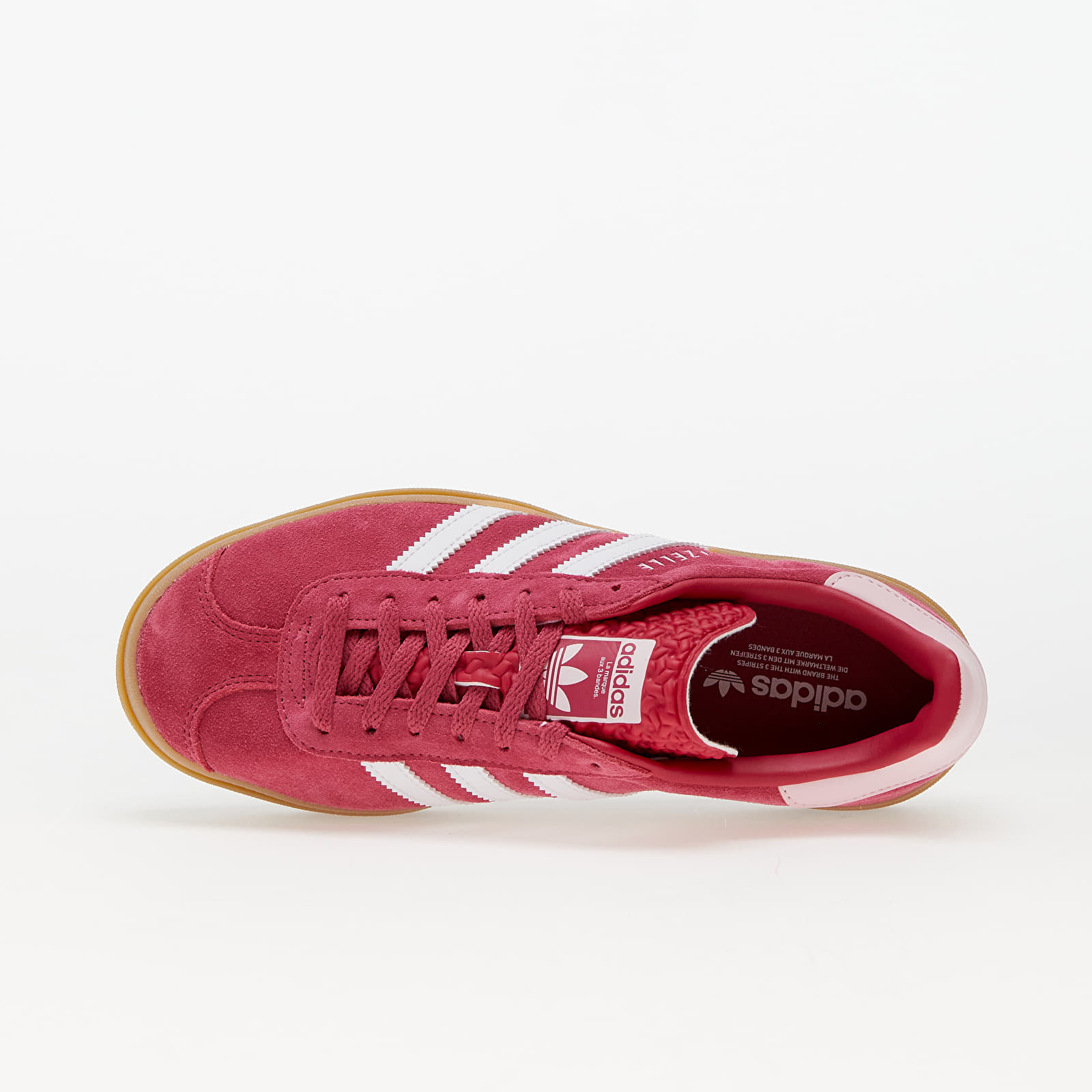 (W) Adidas ★ Gazelle Bold Wild Pink Cloud White W Adidas Gazelle Bold Wild Pink Cloud White Clear Pink