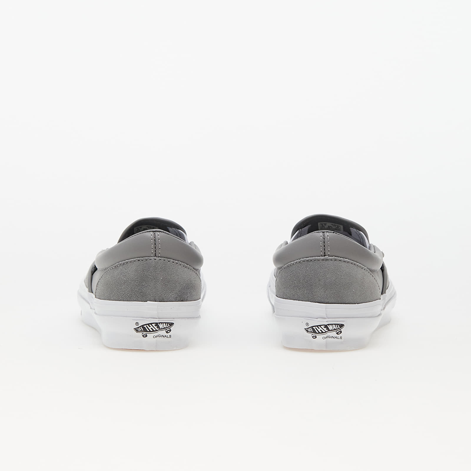 国内配送 VANS OG CLASSIC SLIP-ON LX MOON MIST Men's shoes Vans Vault OG Classic Slip-On LX Suede/ Leather