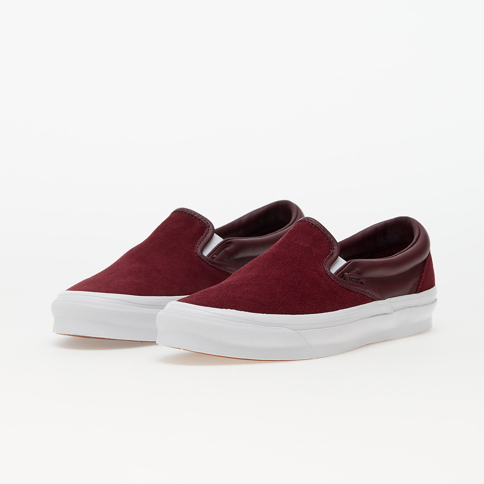 Pánské tenisky a boty Vans Vault OG Classic Slip-On LX Suede/ Leather Port