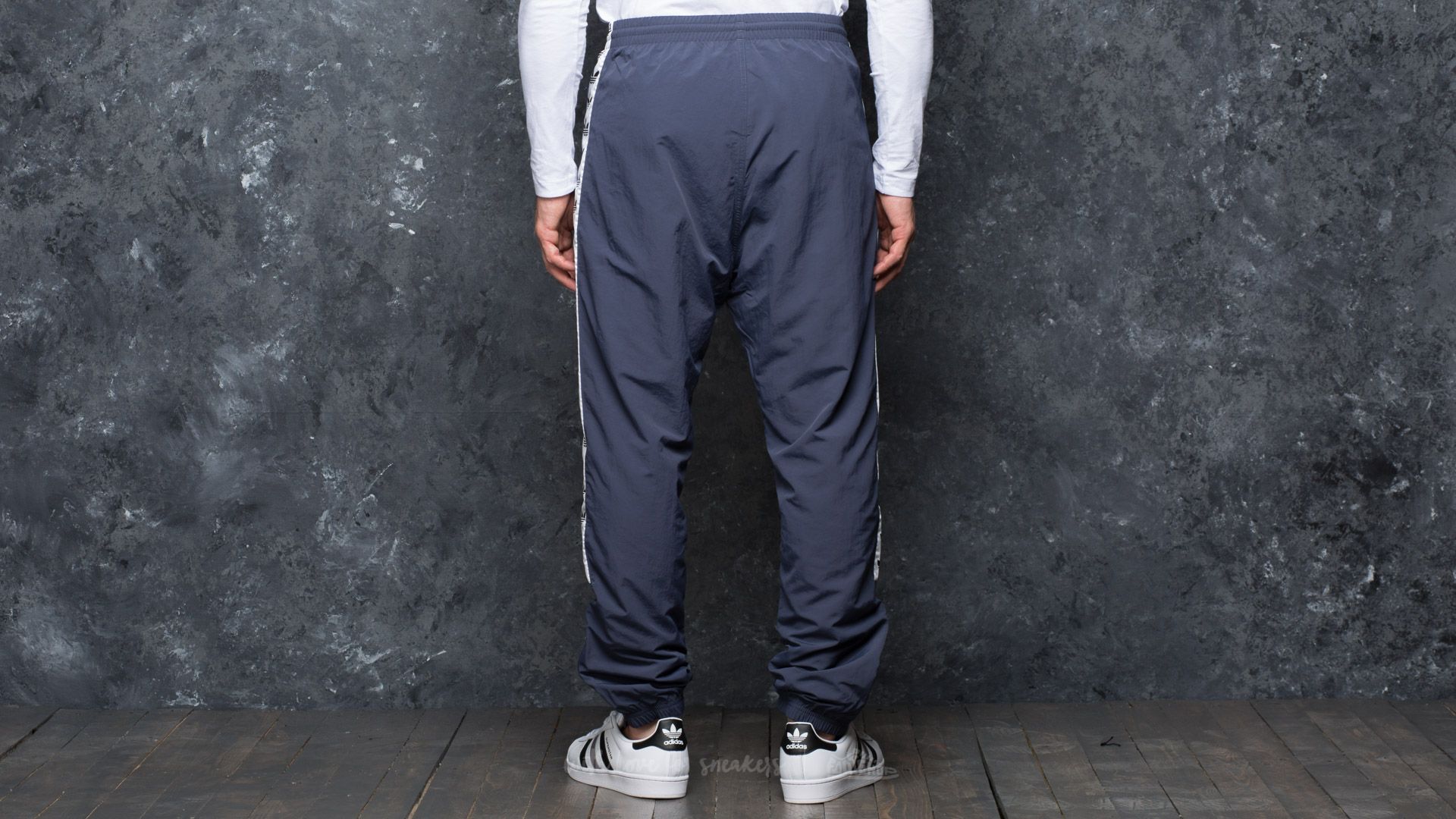 Pantalones adidas TNT Tape Wind Pant Trace Blue/ White