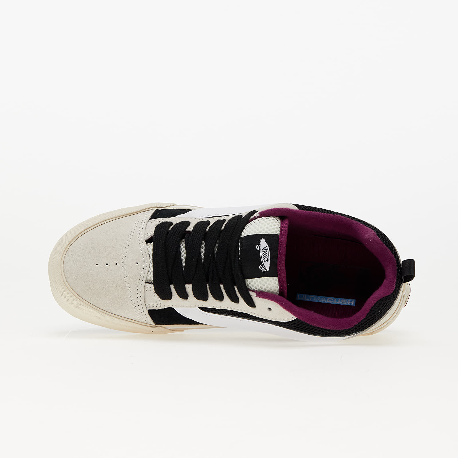 Men's shoes Vans Vault Knu Skool LX Devil'S Details White