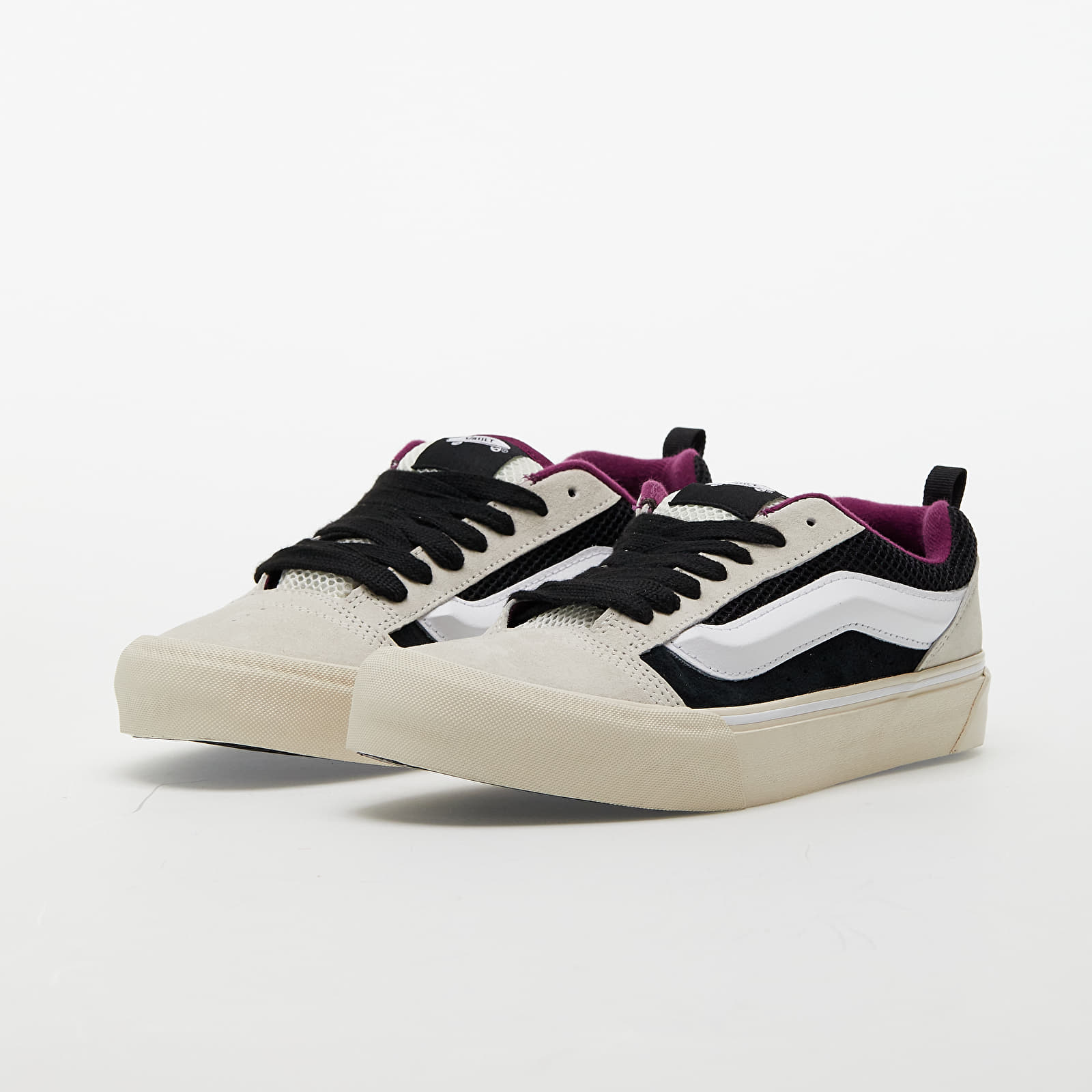 Men's shoes Vans Vault Knu Skool LX Devil'S Details White