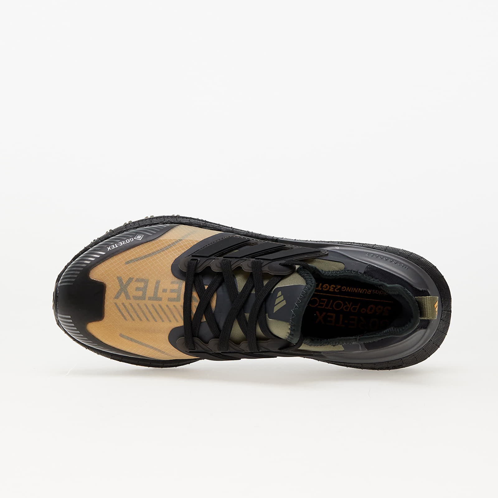 Men's ultraboost running shoes  black/gold 2025