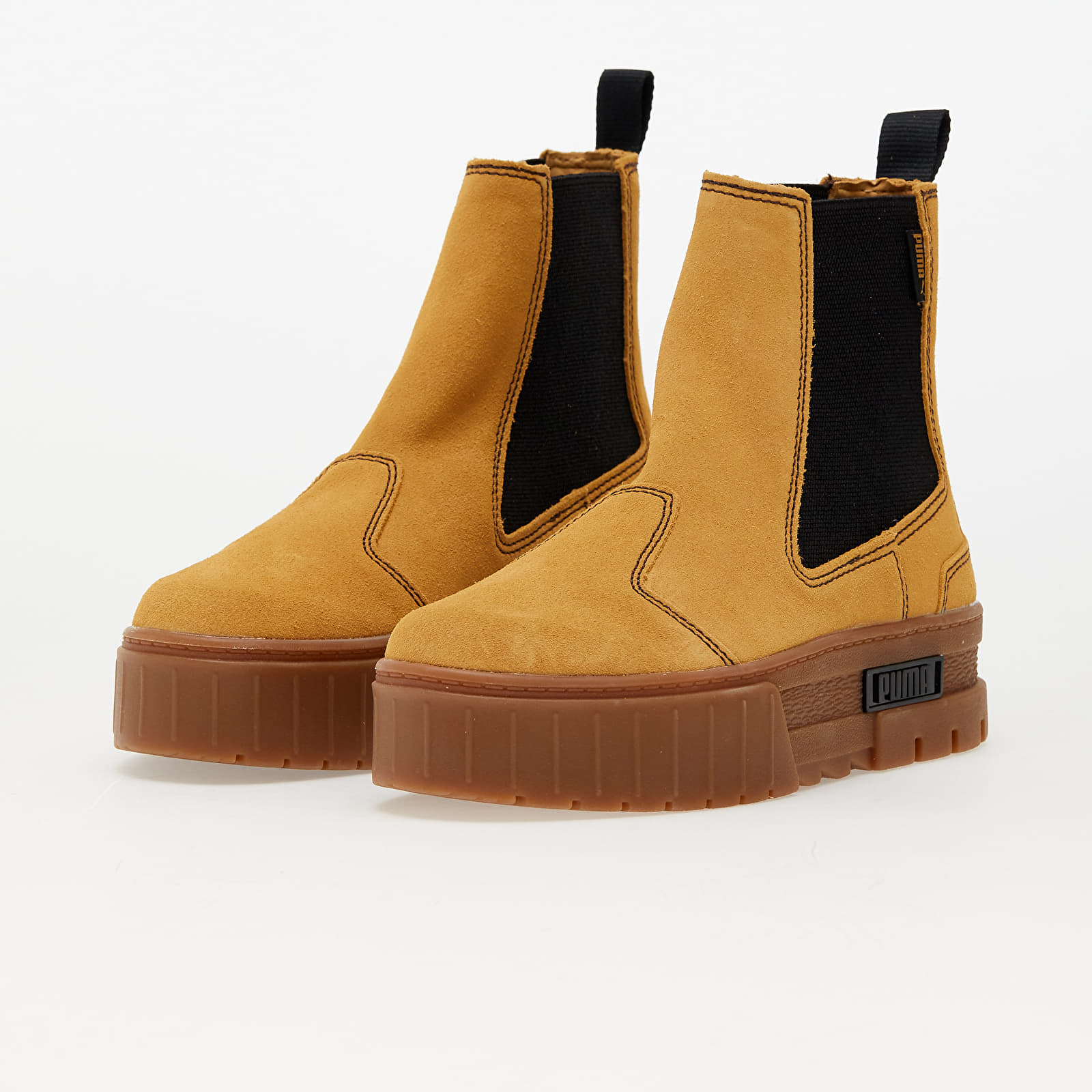 Frauen Puma Mayze Chelsea Suede Wn's Beige