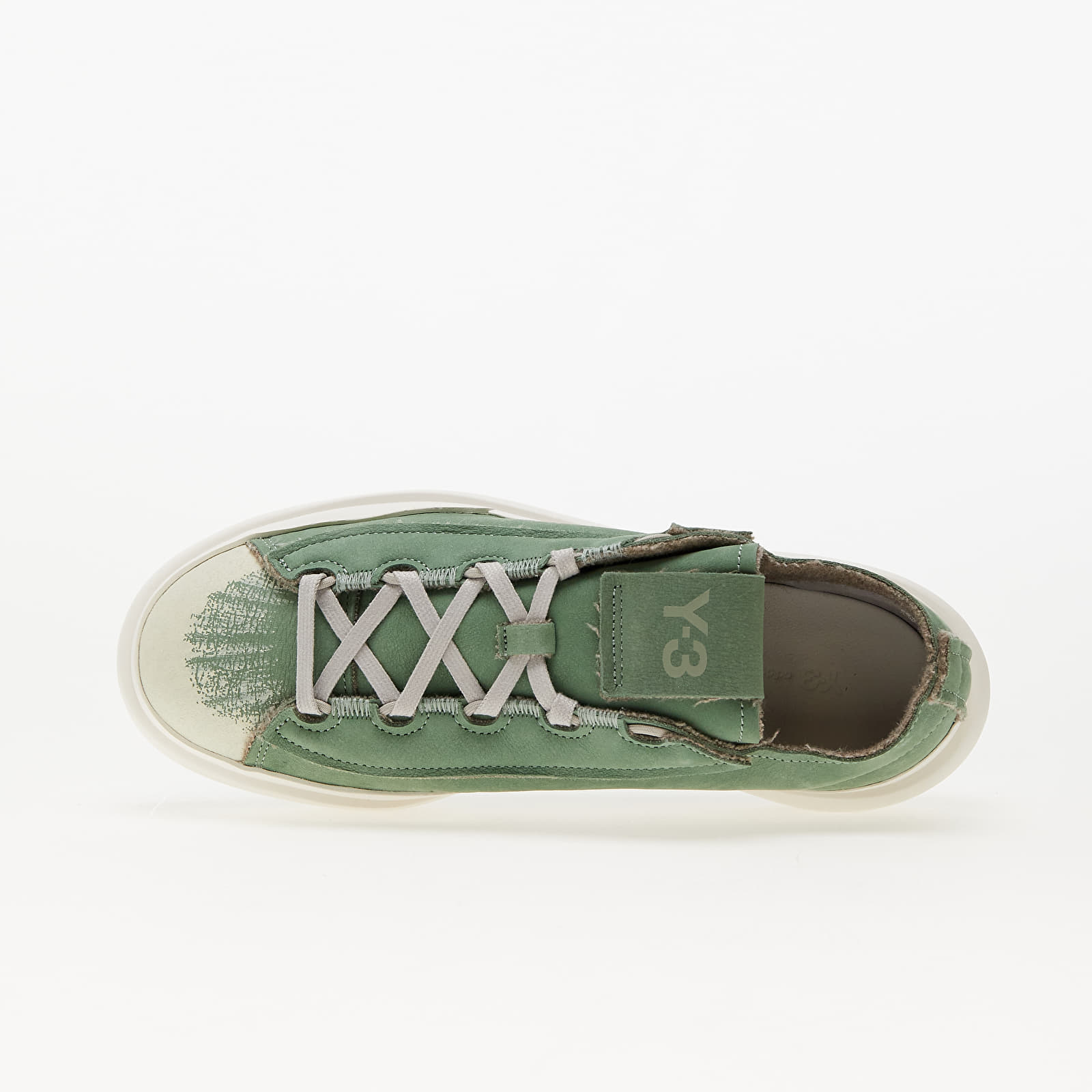 Scarpe uomo Y-3 Nizza Lo Silver Green/ Silver Green/ Off White