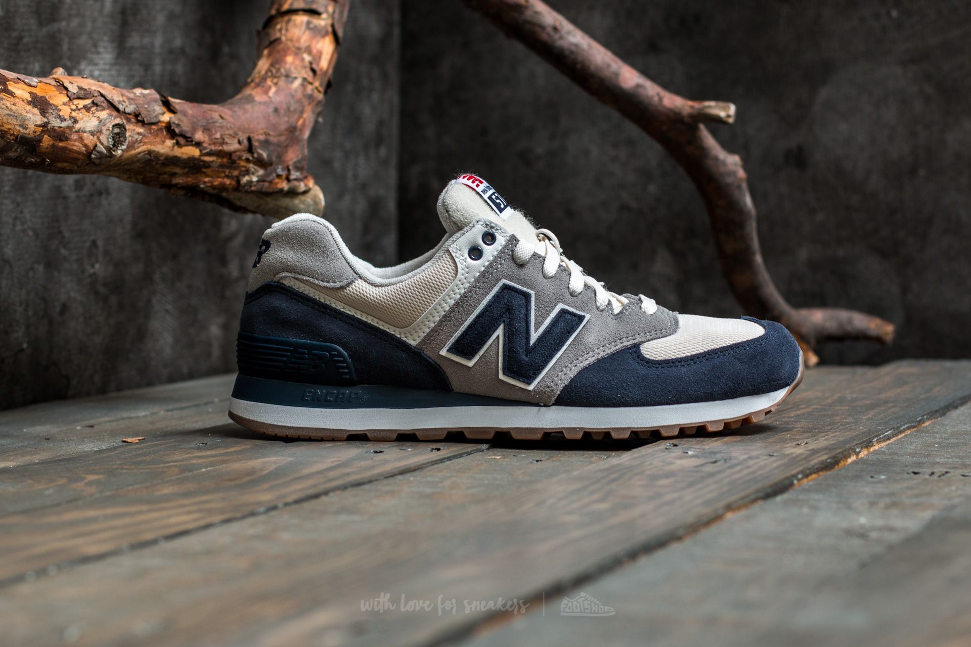 Scarpe uomo New Balance 574 Navy/ Grey