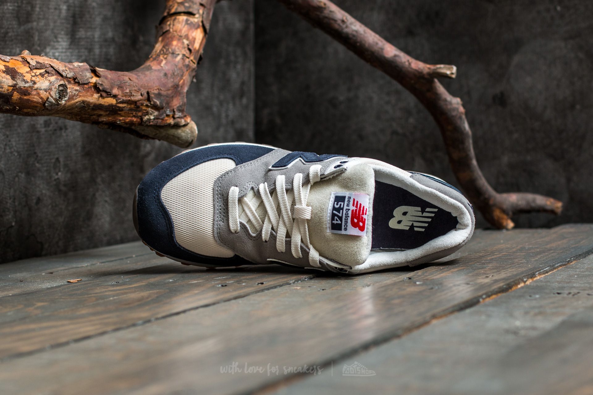 Men s shoes New Balance 574 Navy Grey Footshop