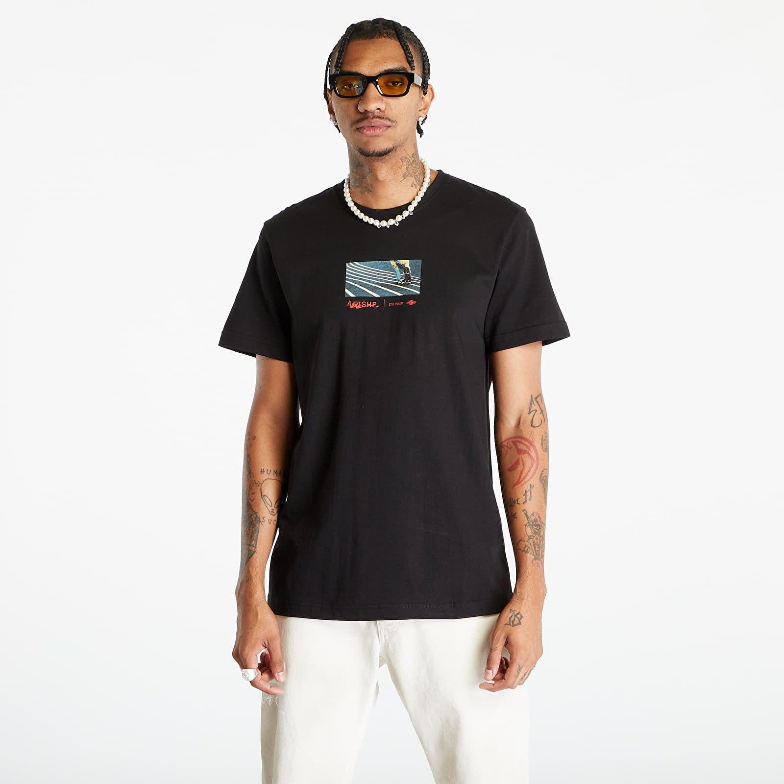 T-shirts Footshop Surfing Concrete Waves T-Shirt UNISEX Black