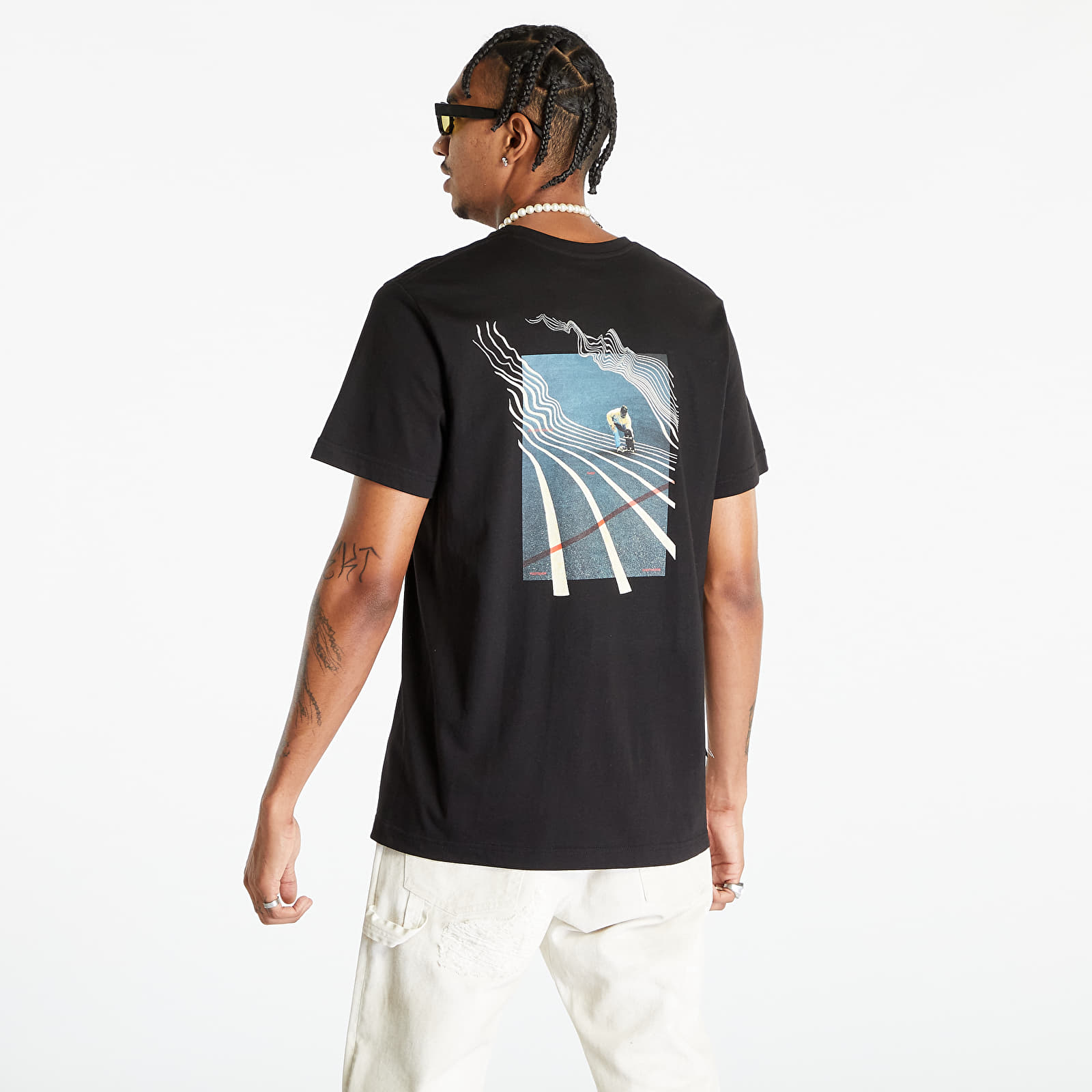 T-Shirts Footshop Surfing Concrete Waves T-Shirt UNISEX Black