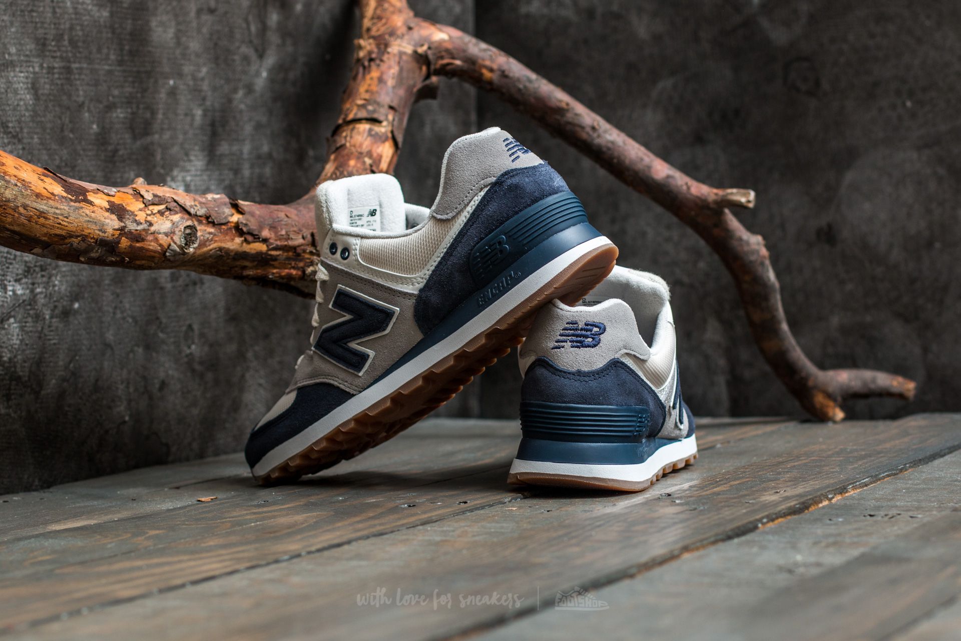 Scarpe uomo New Balance 574 Navy/ Grey