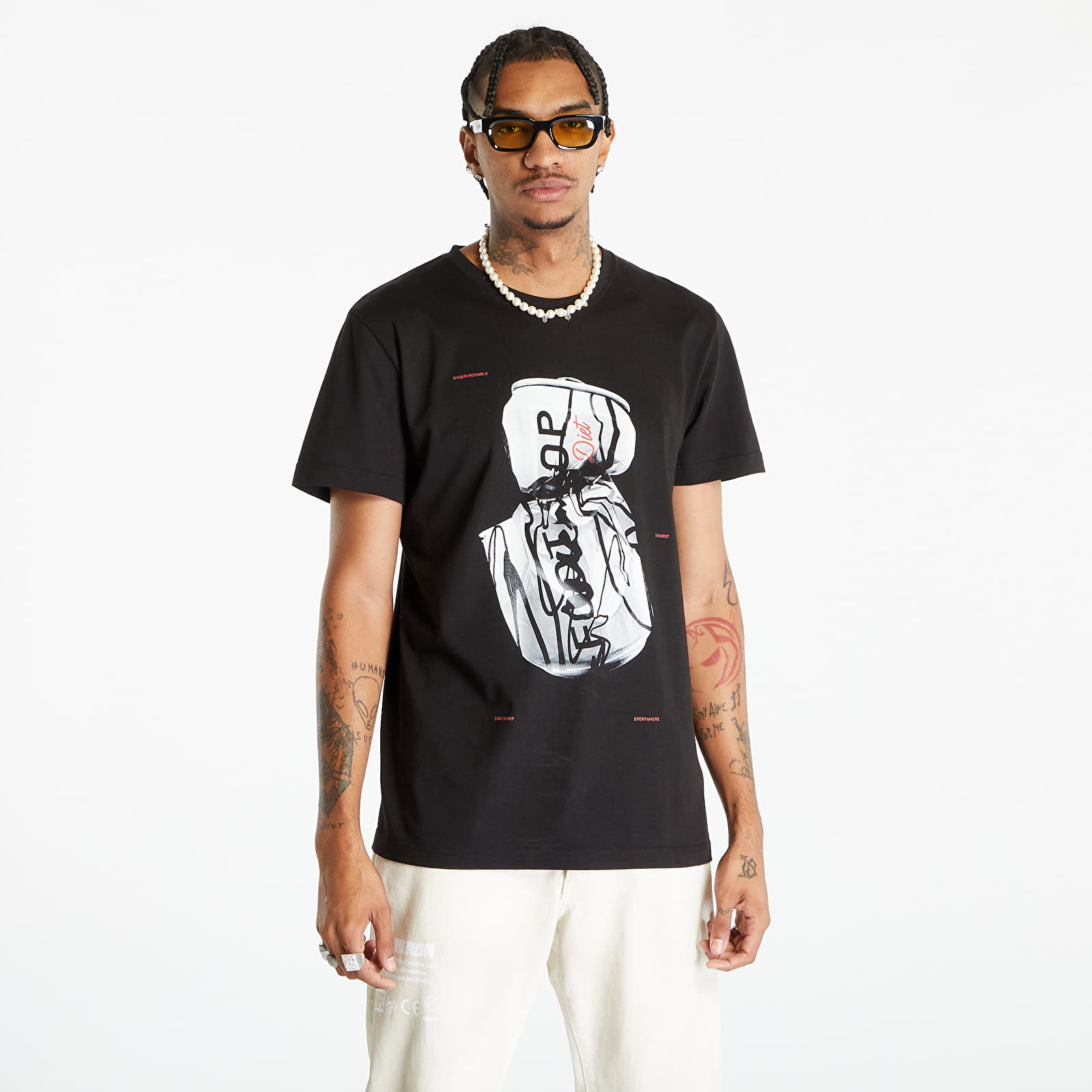   Μπλούζες Footshop Stay Thirsty Light T-Shirt UNISEX Black
