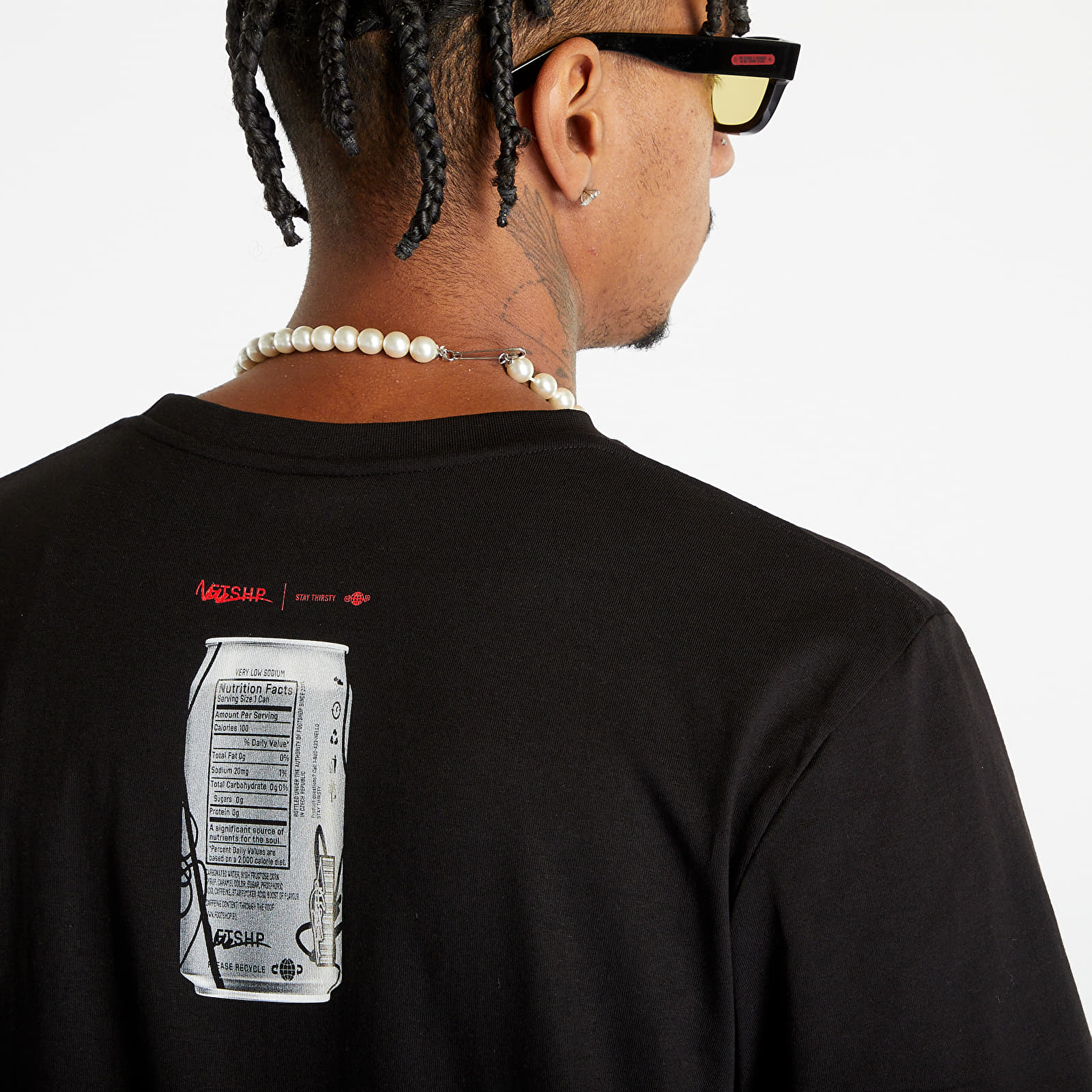   Μπλούζες Footshop Stay Thirsty Light T-Shirt UNISEX Black