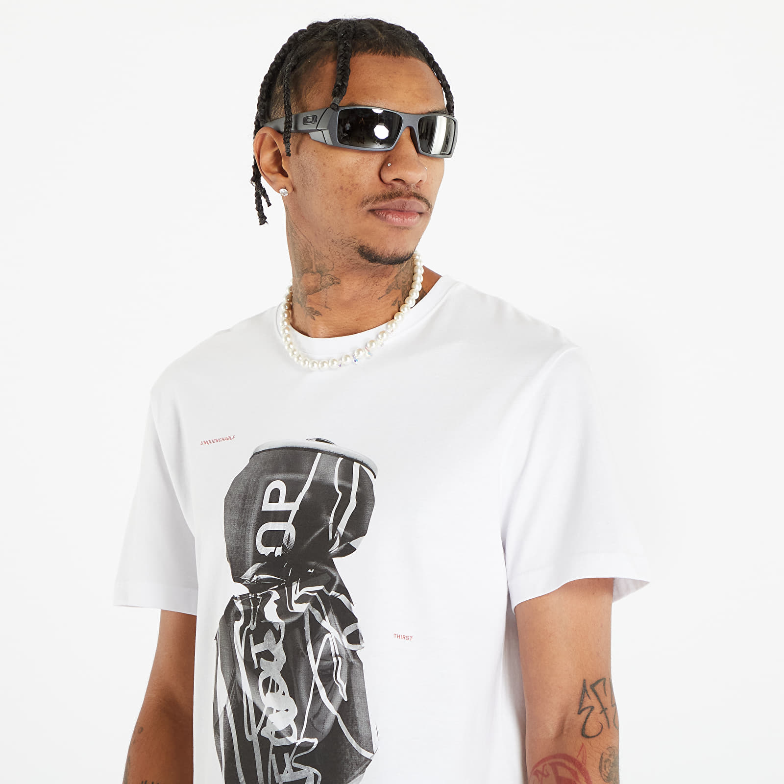 Тениски Footshop Stay Thirsty T-Shirt UNISEX White