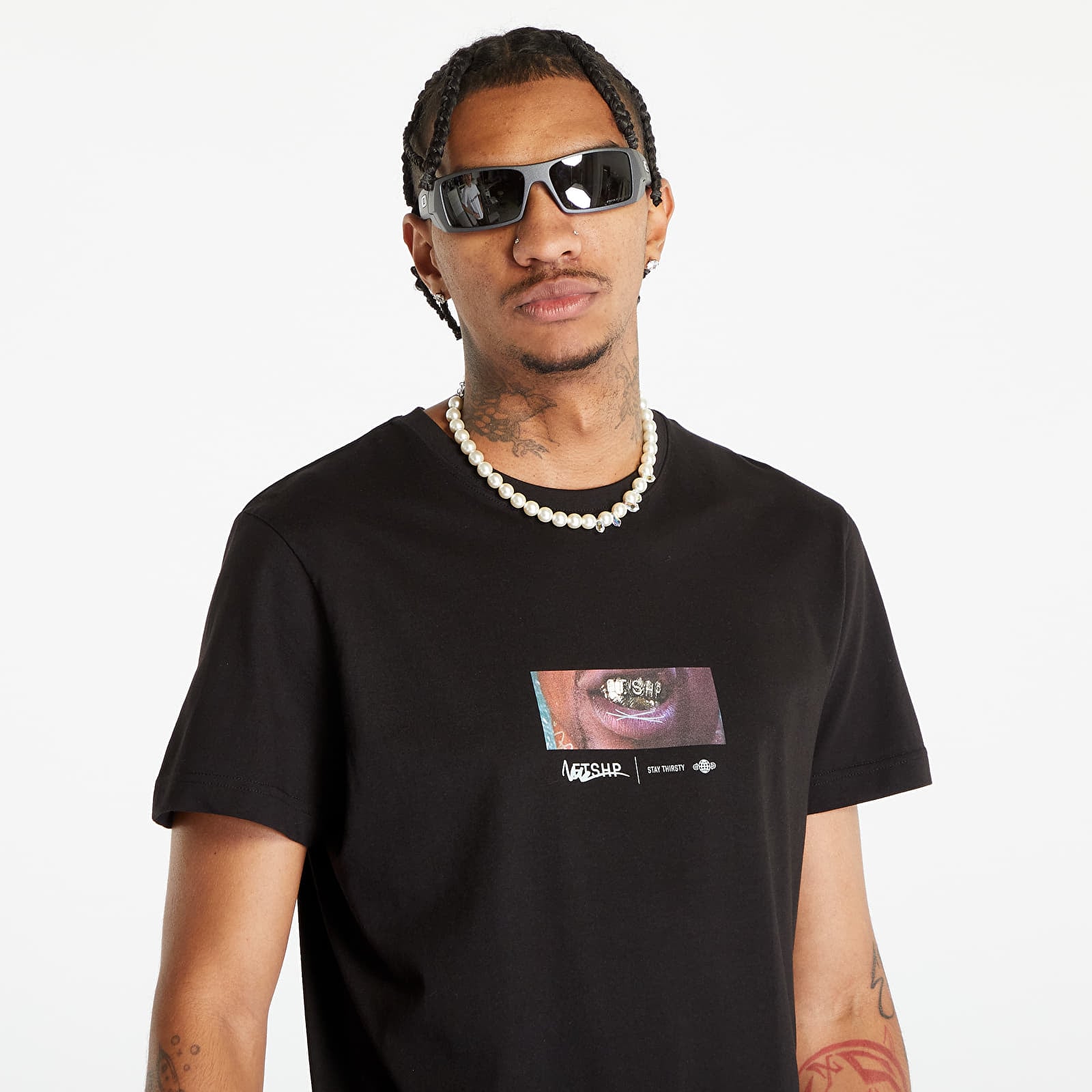 T-shirts Footshop Big Smile T-Shirt UNISEX Black