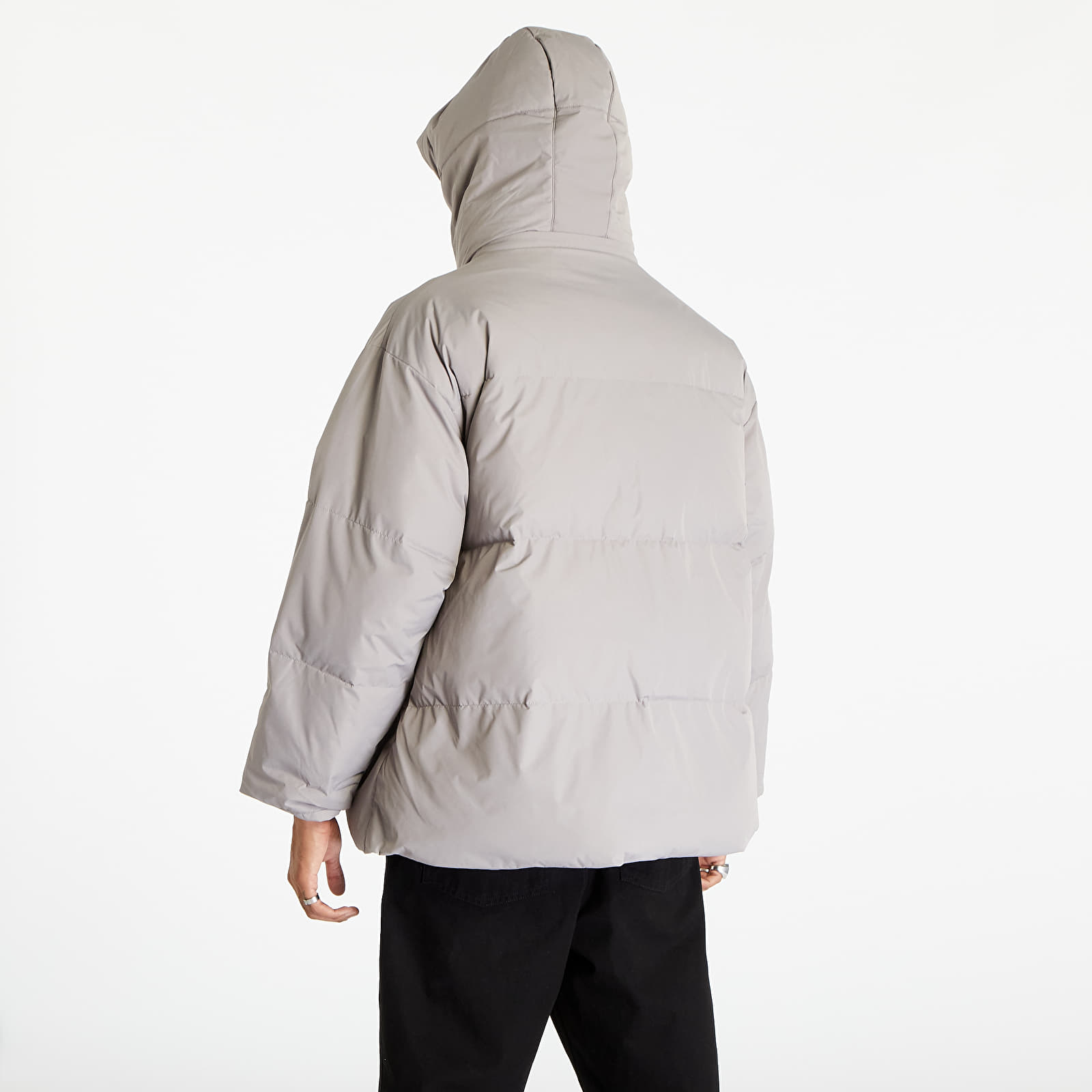 Bundy Daily Paper Ricole Puffer Jacket UNISEX Grey Flannel