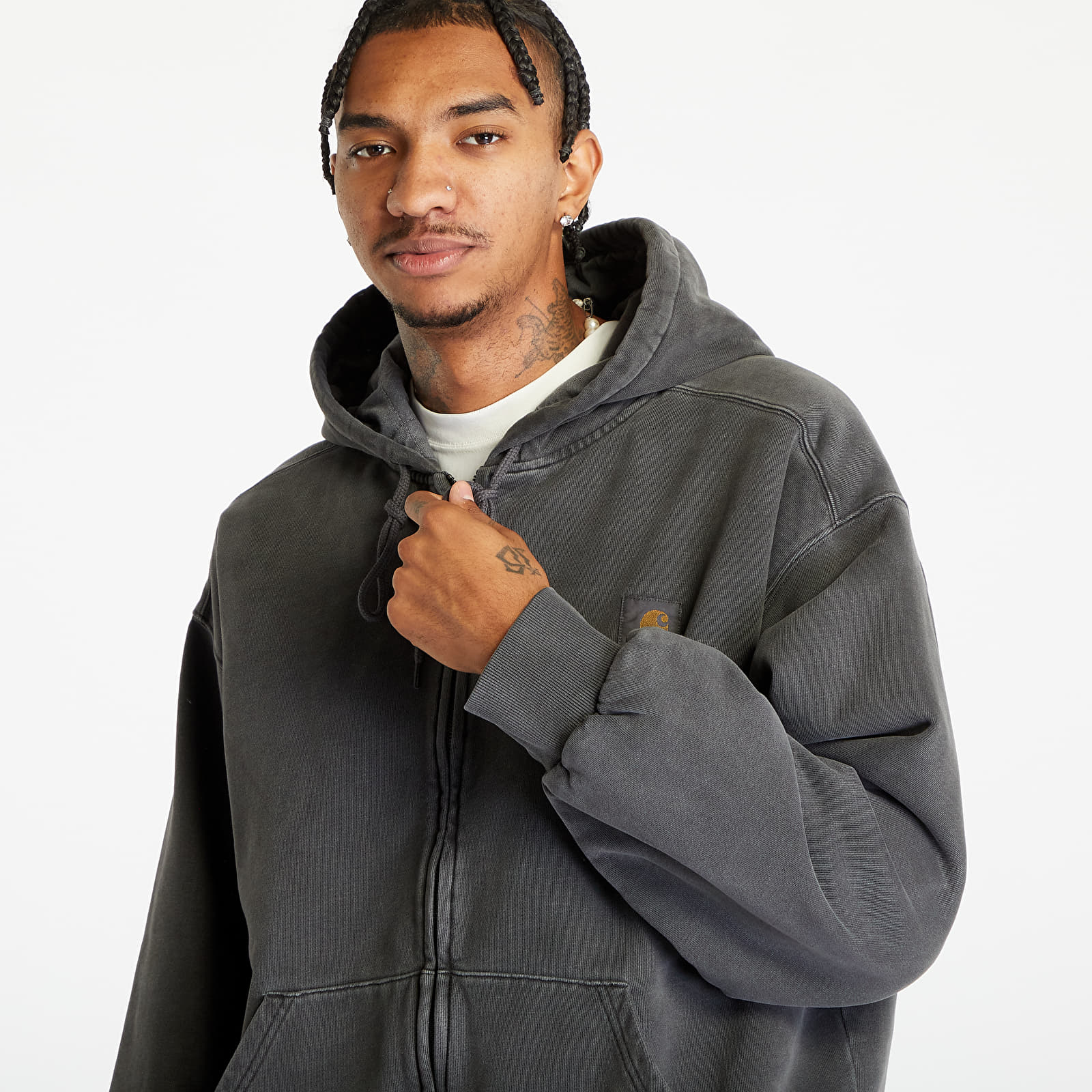 Geci Carhartt WIP Hooded Vista Jacket UNISEX Vulcan Garment Dyed