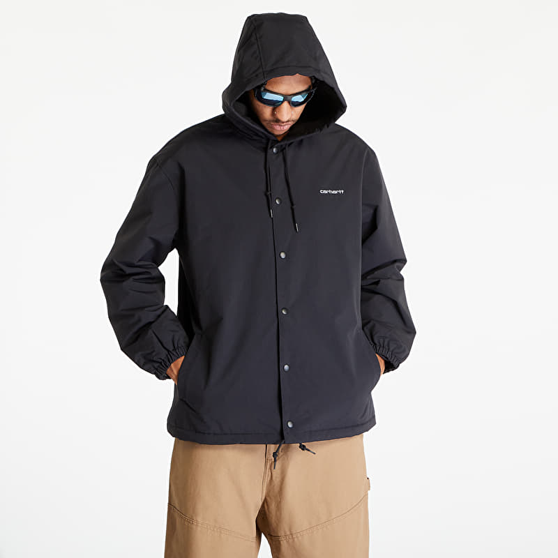 Jacke Carhartt WIP Hooded Coach Jacket UNISEX Black/ White