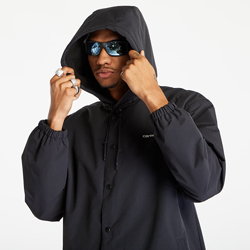 Jackets Carhartt WIP Hooded Coach Jacket UNISEX Black/ White