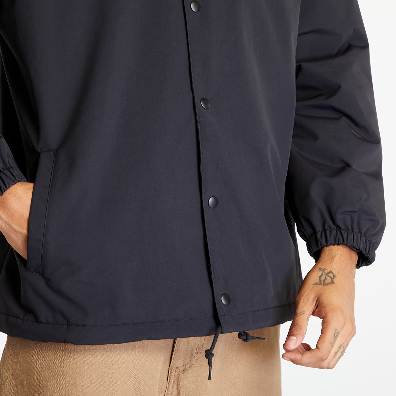 Jackets Carhartt WIP Hooded Coach Jacket UNISEX Black/ White