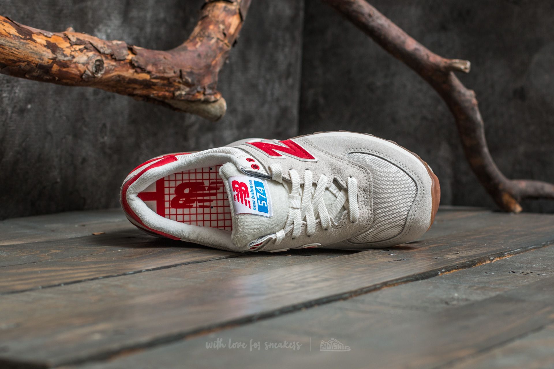 Red new balance 574 womens deals