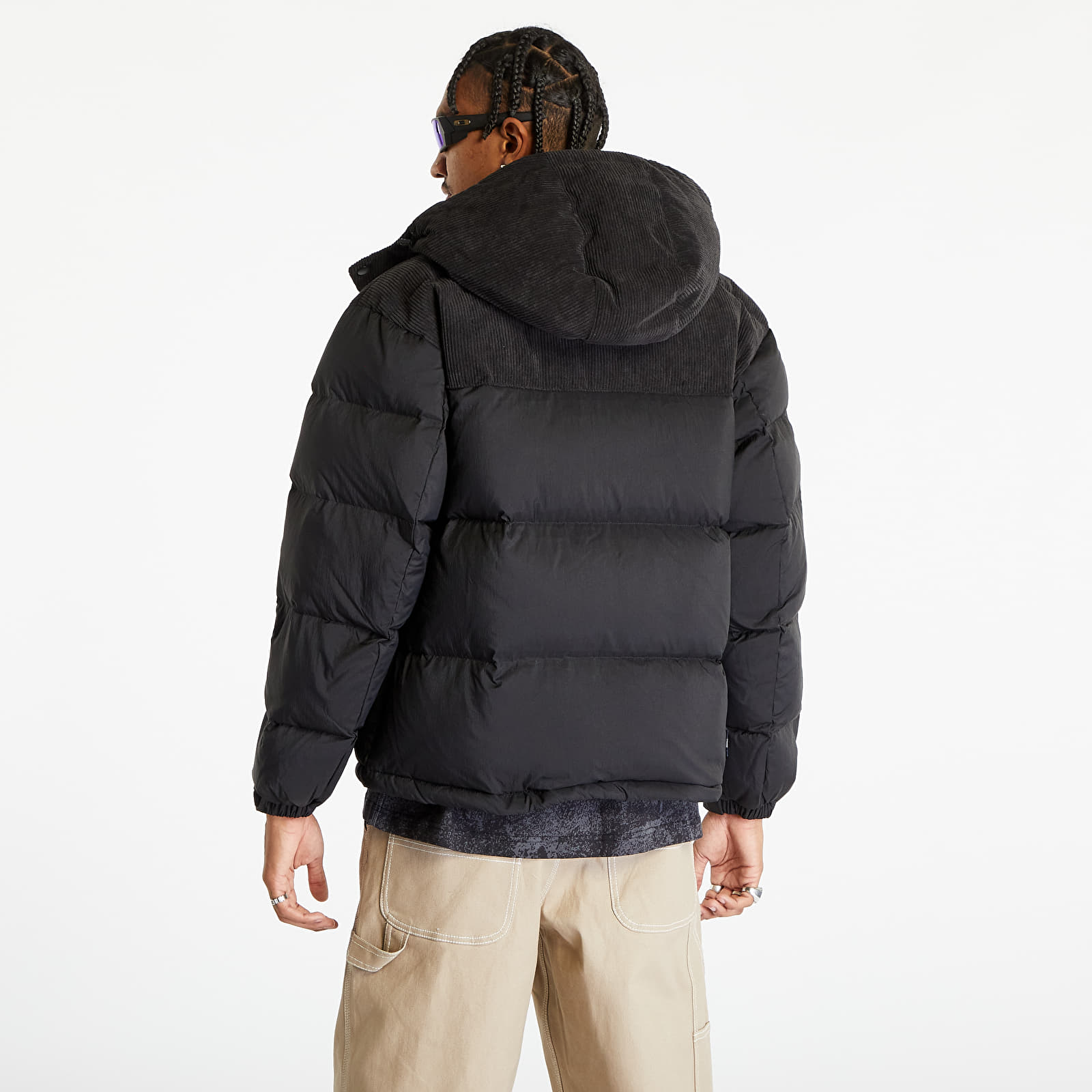 Jacken Tommy Jeans Cord Mix Alaska Puffer Jacket Black (DM0DM17229