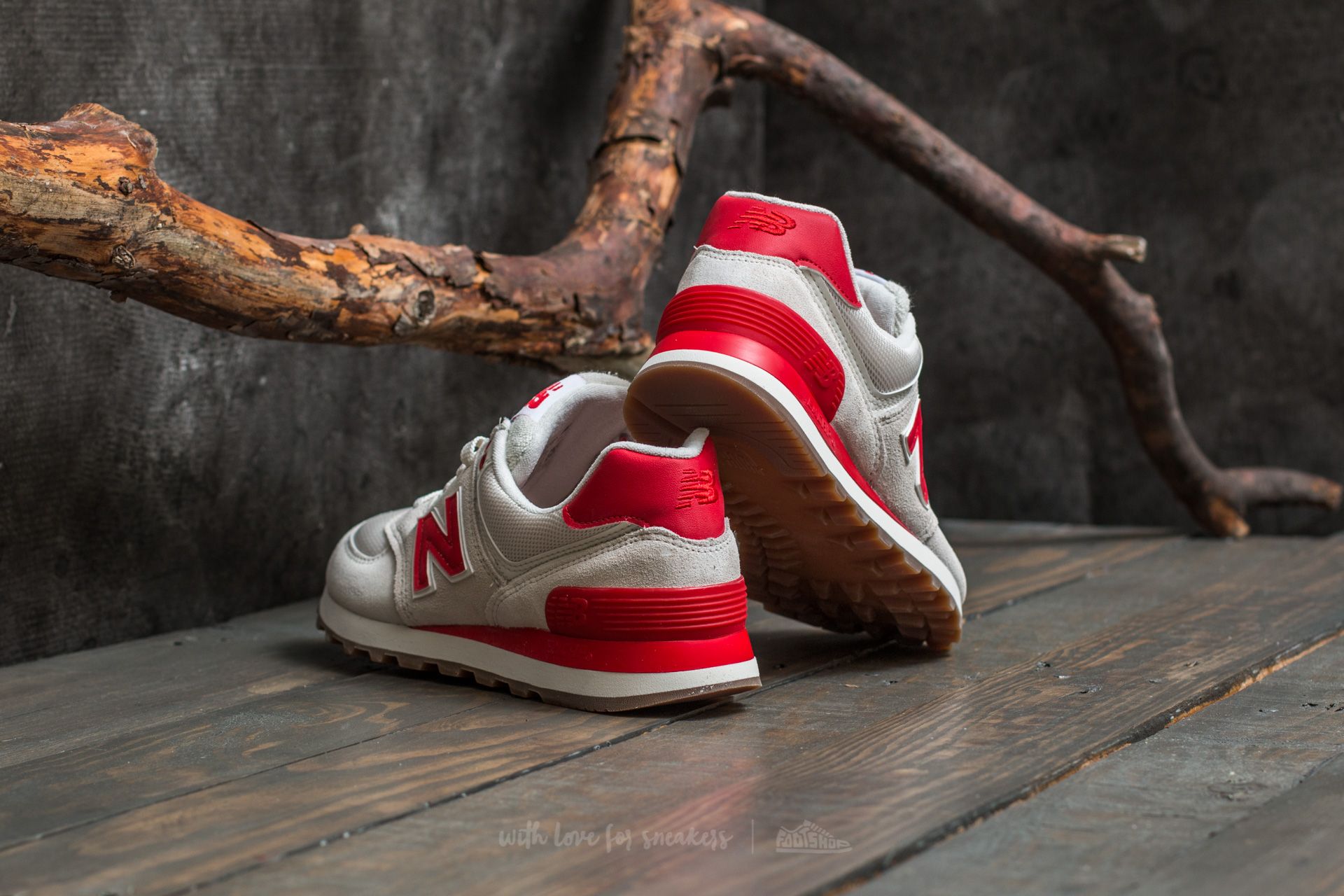 New balance women's 574 molten metal supernova red sale
