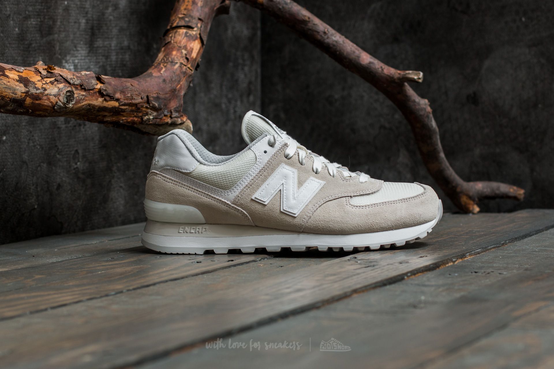 New balance 574 blancas hombre online