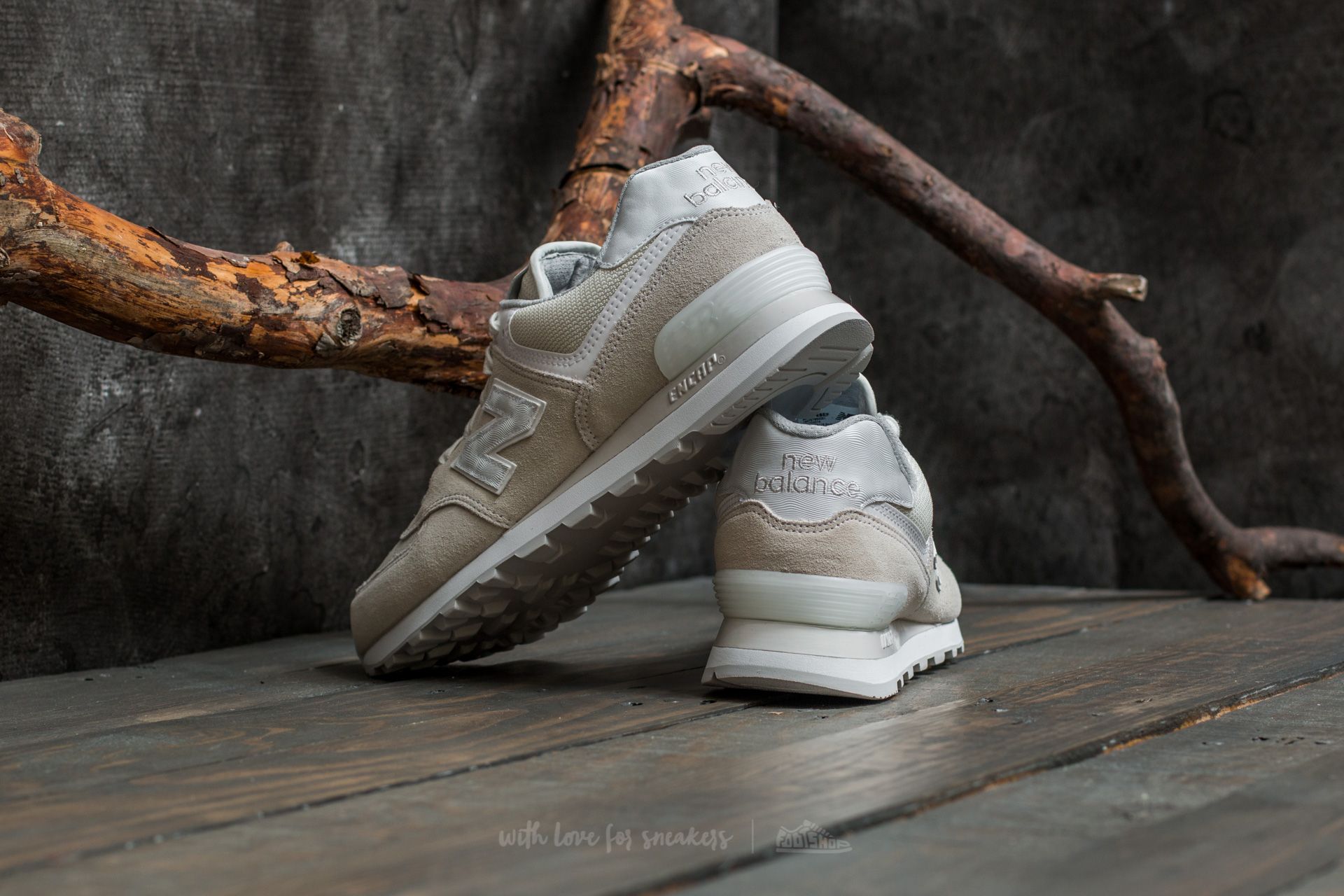 Herresko New Balance 574 White/ Sea Salt