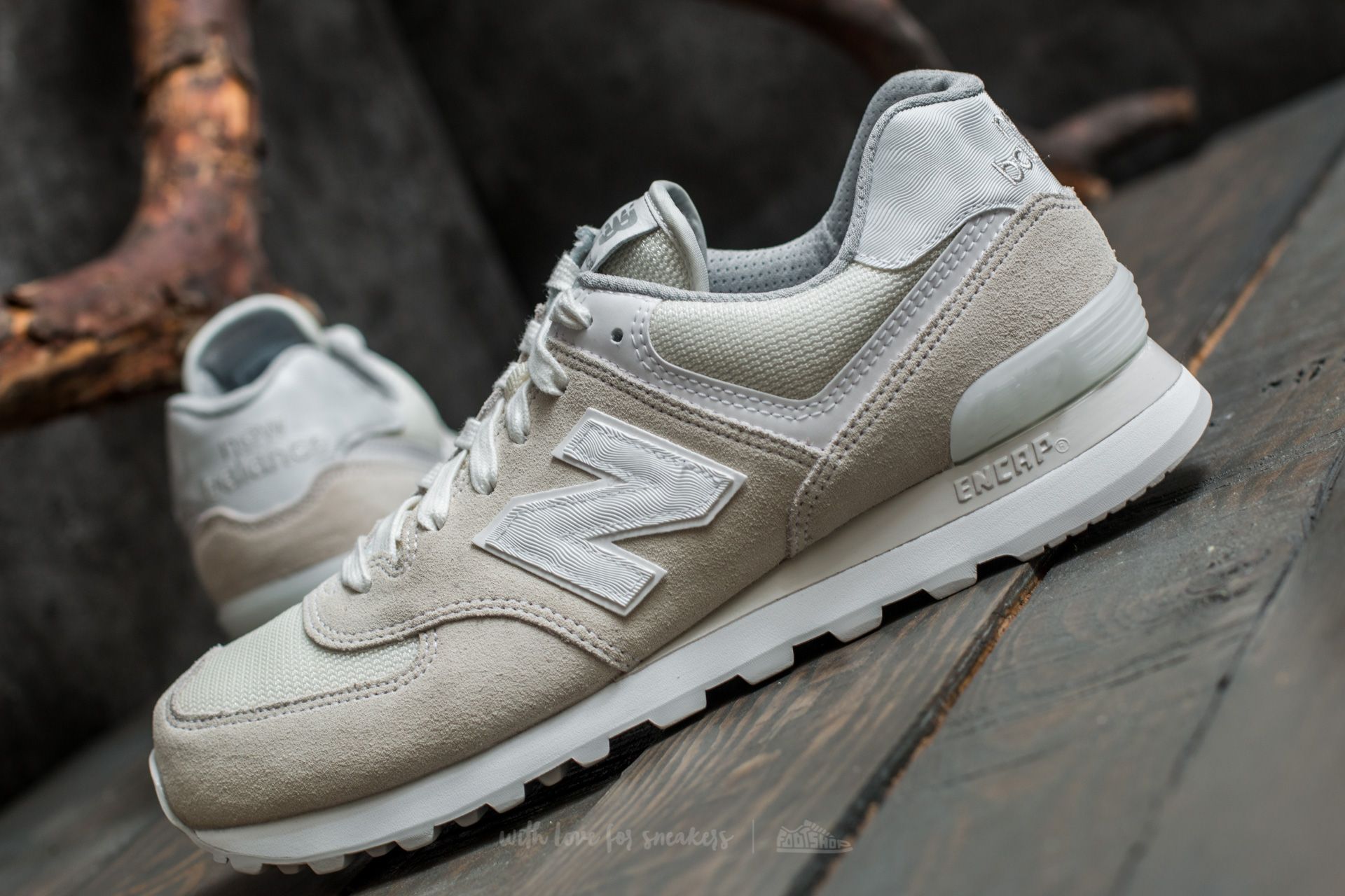 Herresko New Balance 574 White/ Sea Salt